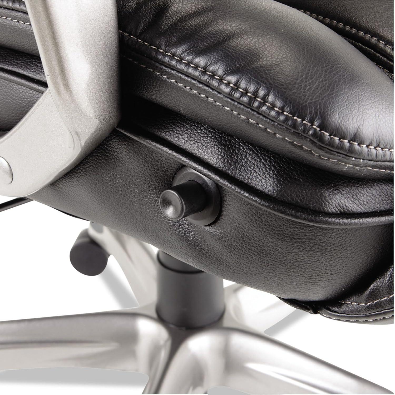 Alera Office Desk Chair, High-Back, Black/Graphite