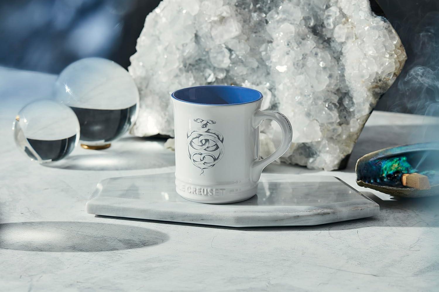 Gemini White Ceramic Zodiac Coffee Mug, 14 oz.