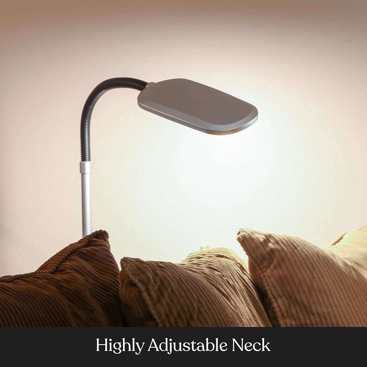 Brightech Litespan Slim 55 in. Industrial Dimmable LED Directional Task Floor Lamp