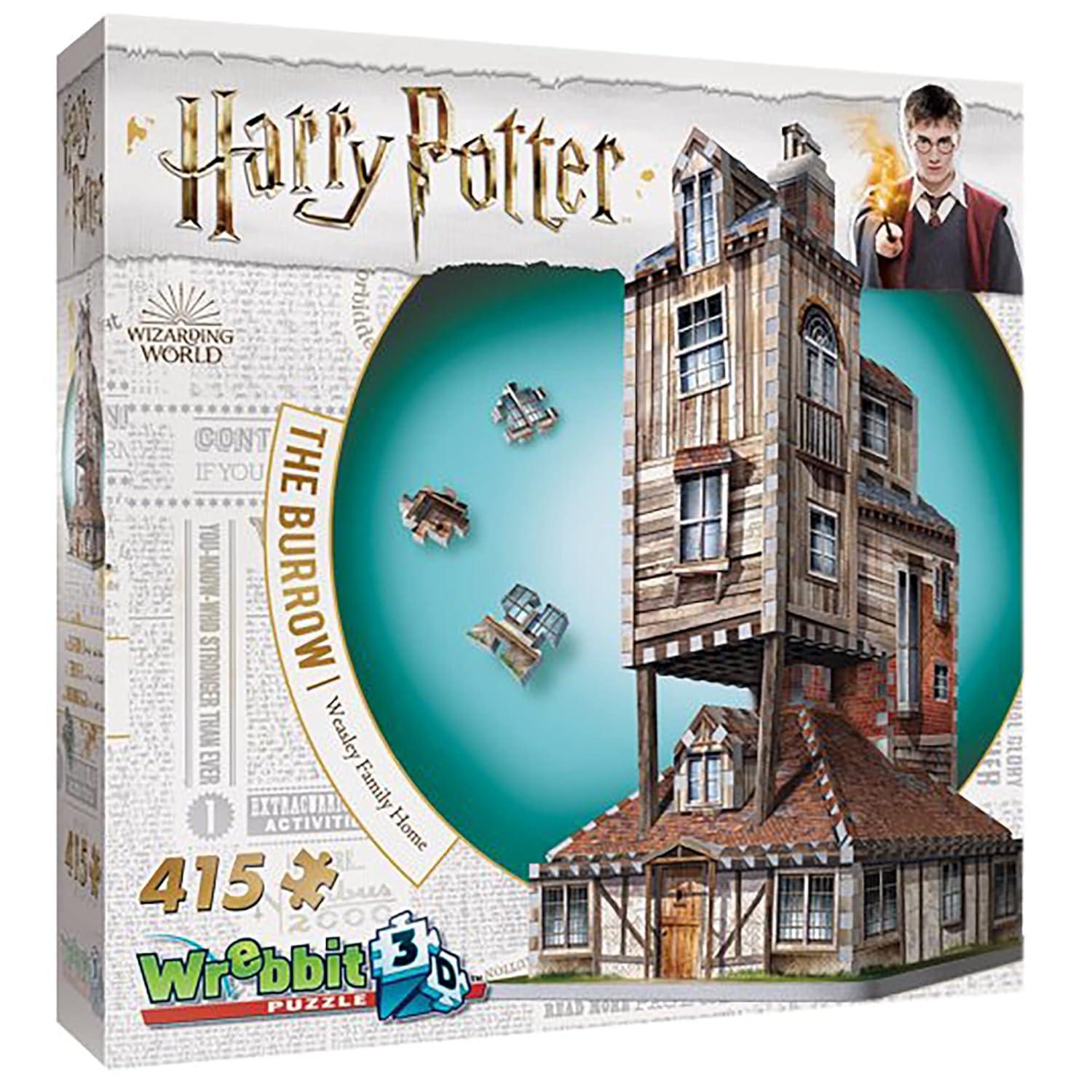 Harry Potter The Burrow - Weasley Family Home 3D Puzzle 415pc