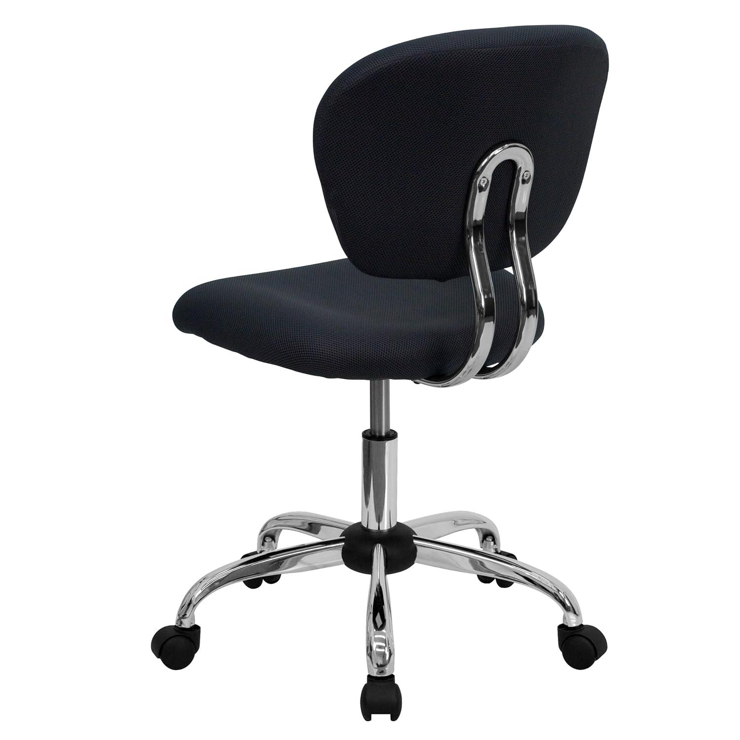 Flash Furniture Beverly Mid-Back Swivel Mesh Office Chair with Padded Seat by Flash Furniture (Set of 2)