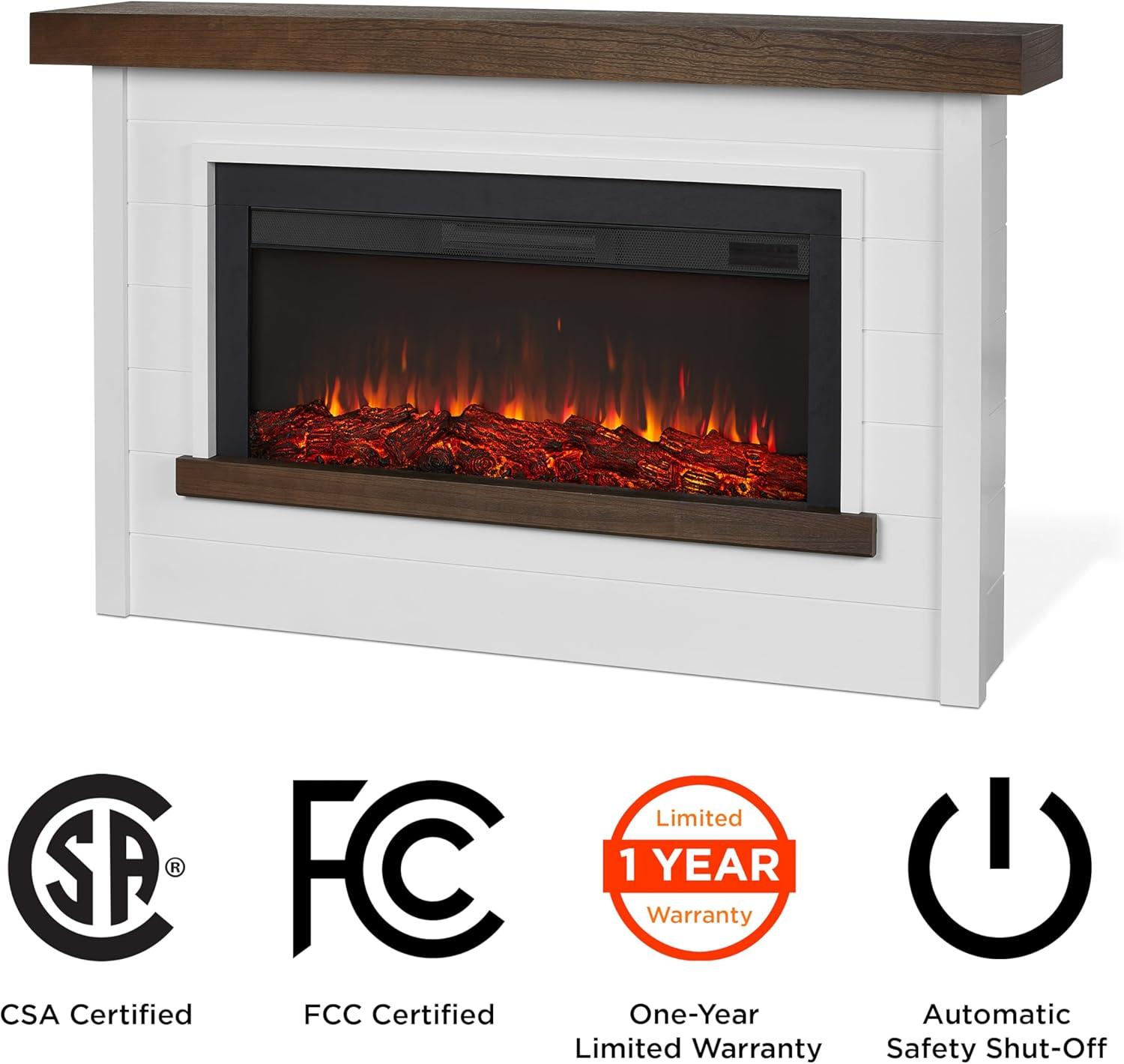 Bernice 65" Landscape Electric Fireplace by Real Flame