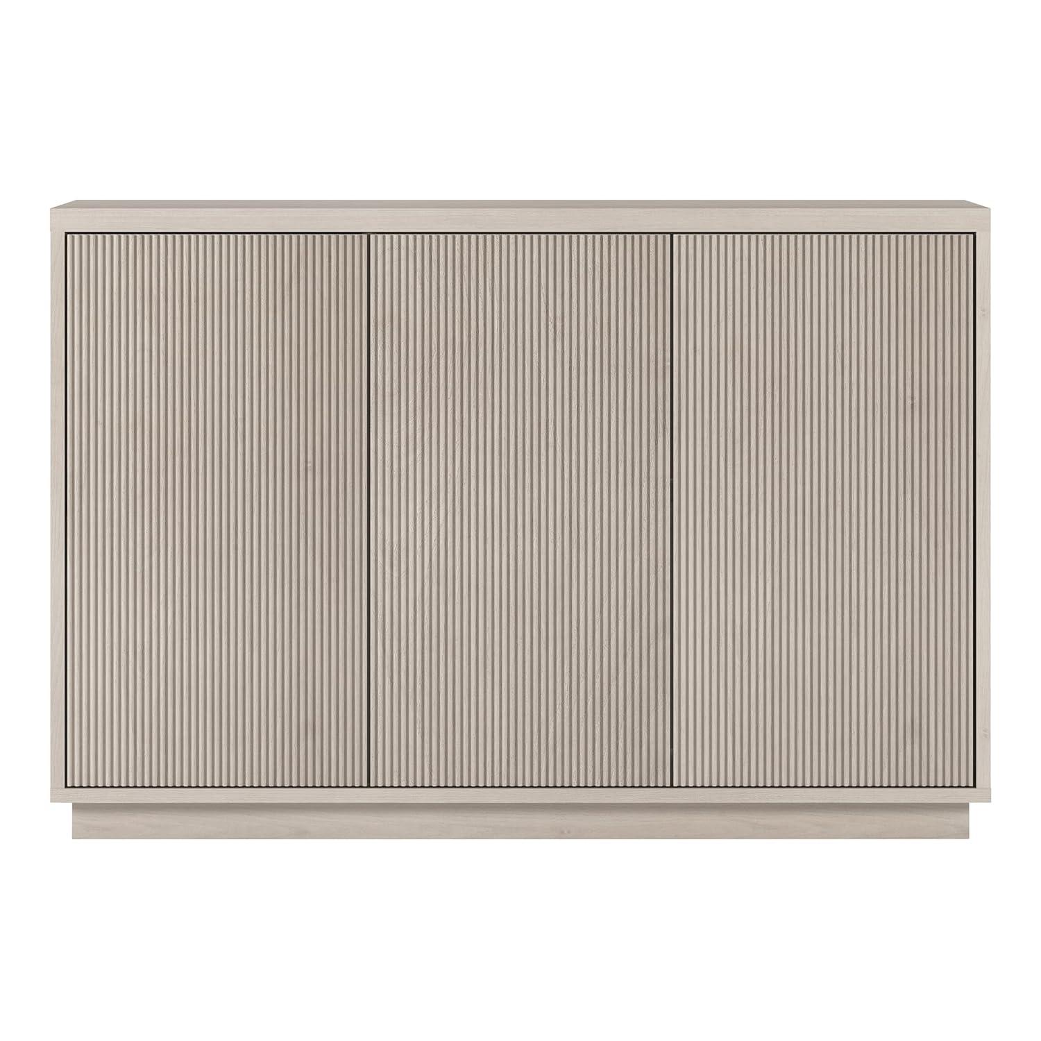 Evelyn&Zoe Alston 48" Wide Rectangular Buffet Table, Alder White