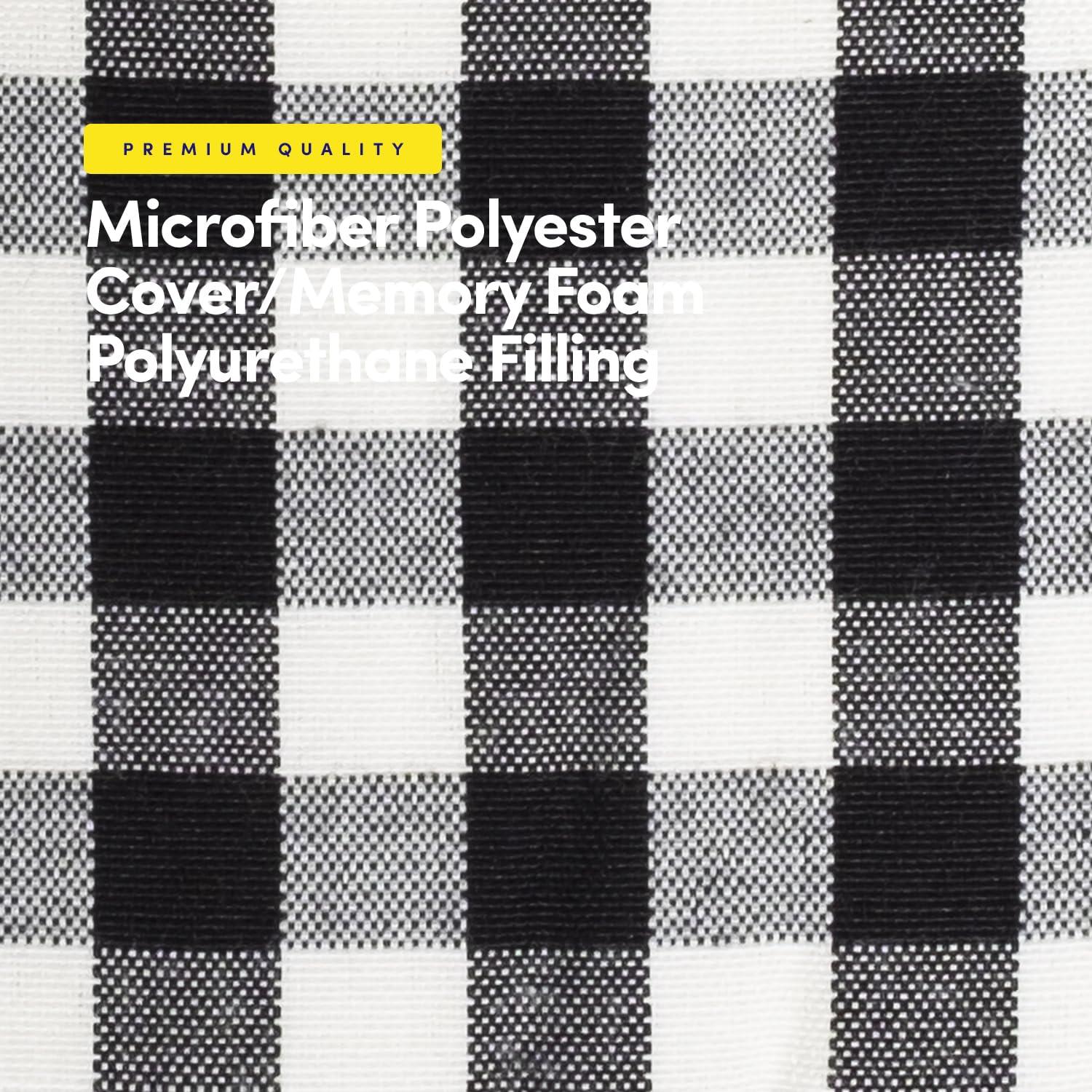 Buffalo Pattern Non-Slip Indoor Chair Pad Cushion