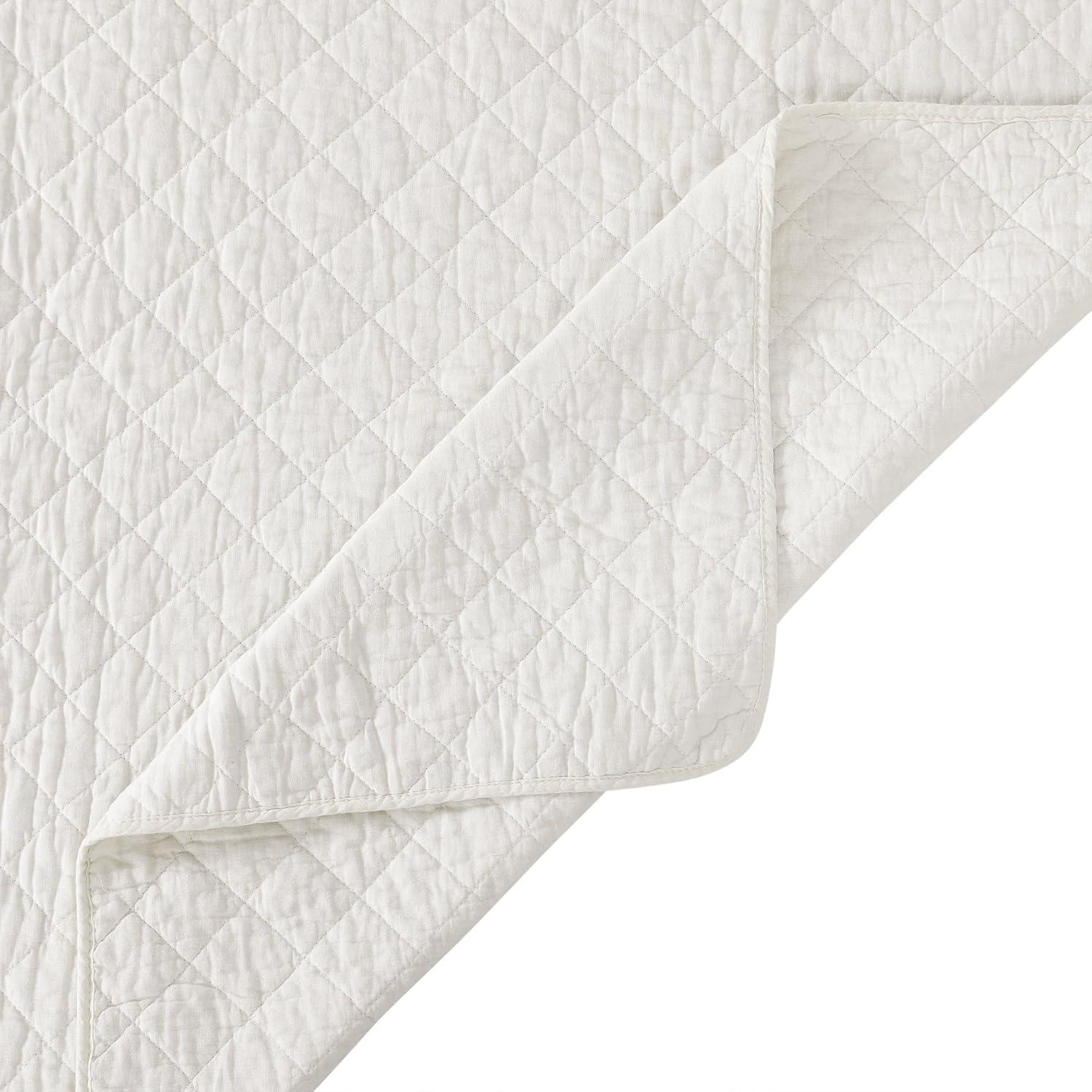 Indigo Hill by HiEnd Accents Cotton Comfort Solid Color Classic Chic Casual Modern Rustic Quilt Set