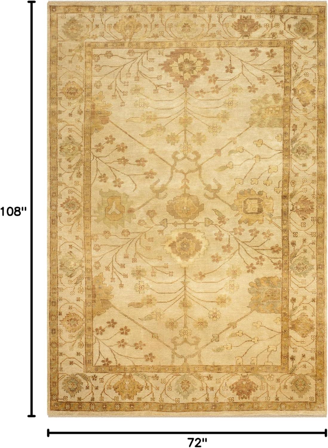 Oushak Hand Knotted Wool Oriental Rug