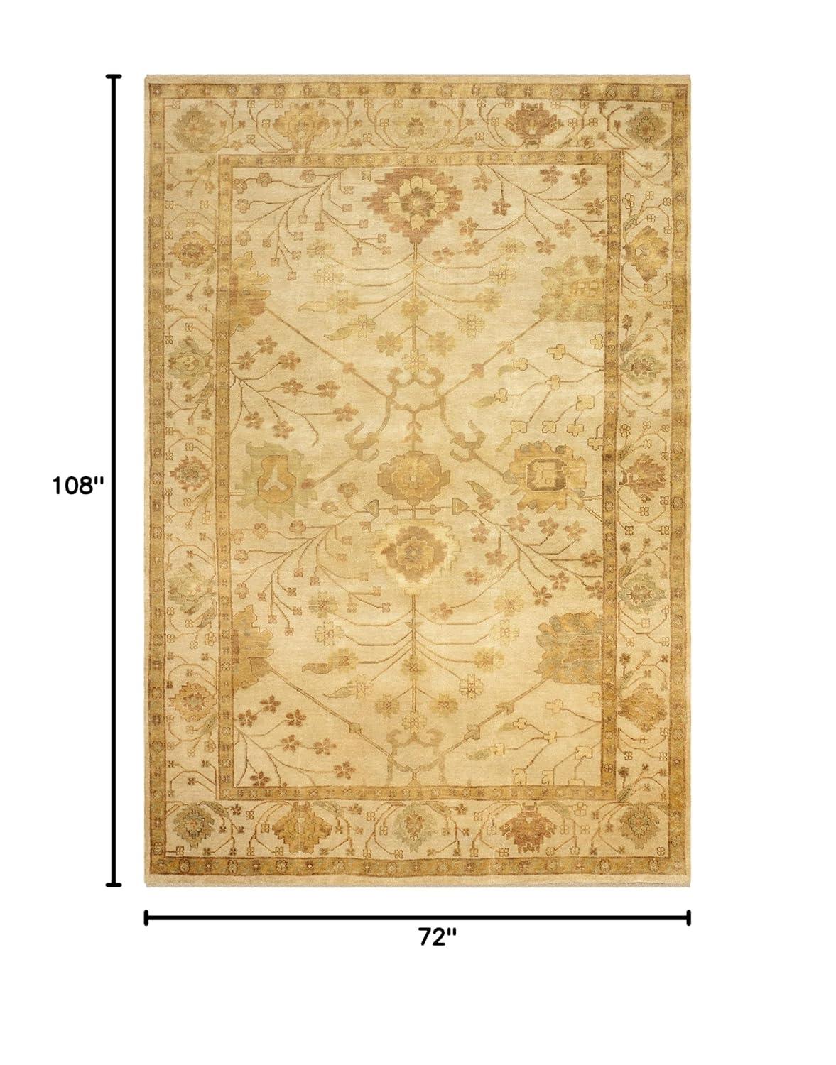 Oushak Hand Knotted Wool Oriental Rug