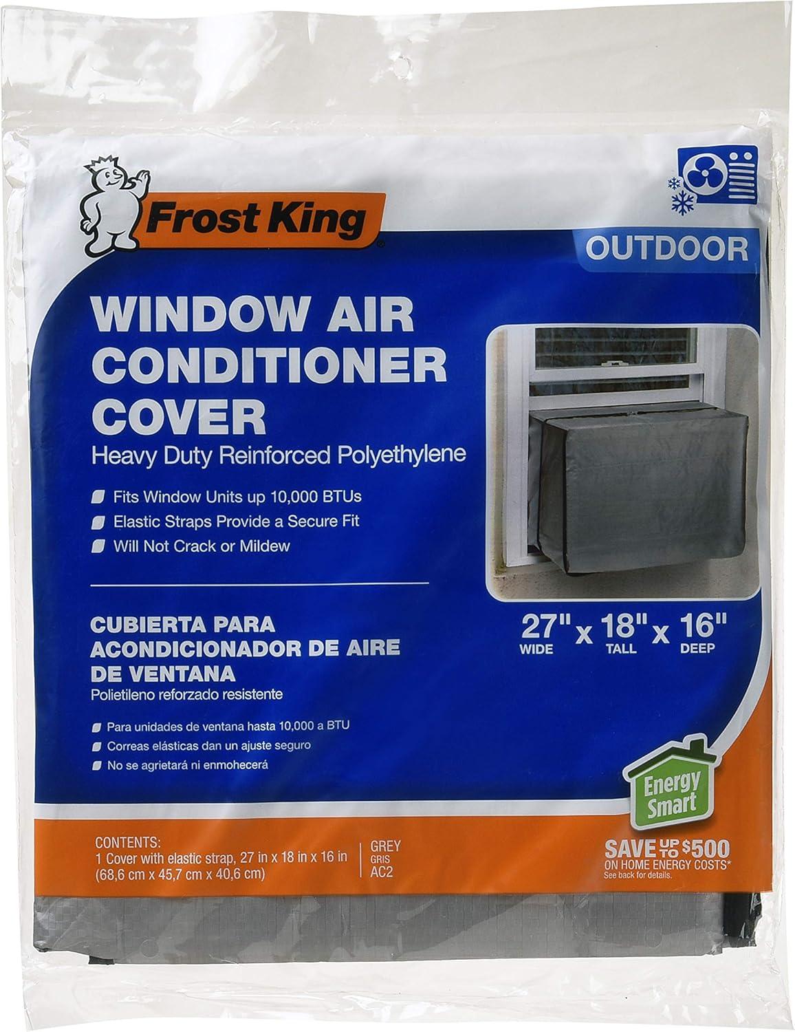 Frost King® AC2H Window Air Conditioner Cover, 18 x 27 x 16in, Fits up to 10,000 BTU