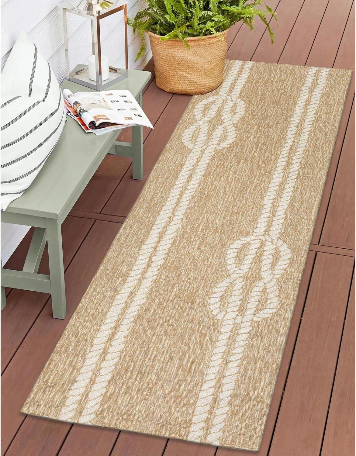 Nautical Rope Outdoor Rug