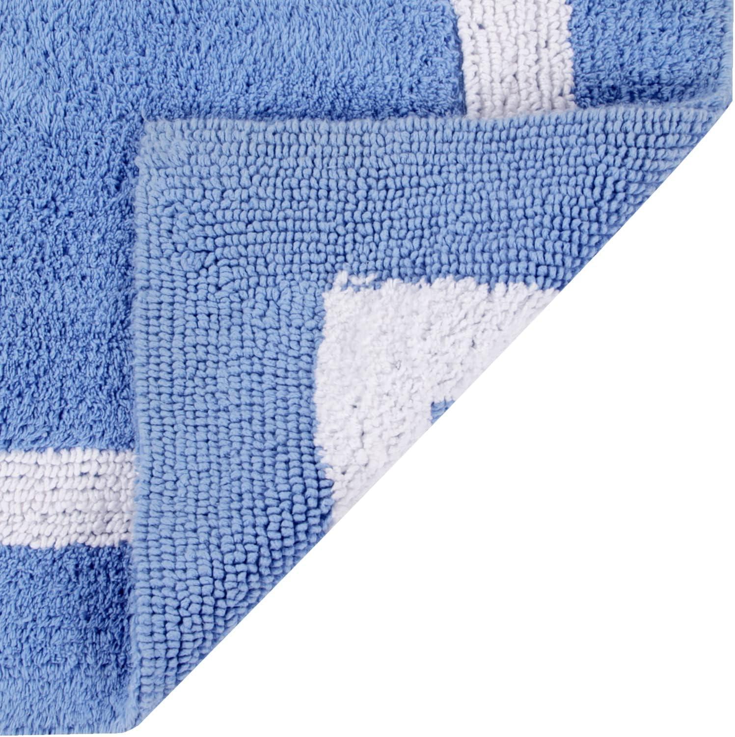 Widman 100% Cotton Reversible Super Absorbent Soft Bathroom Rug