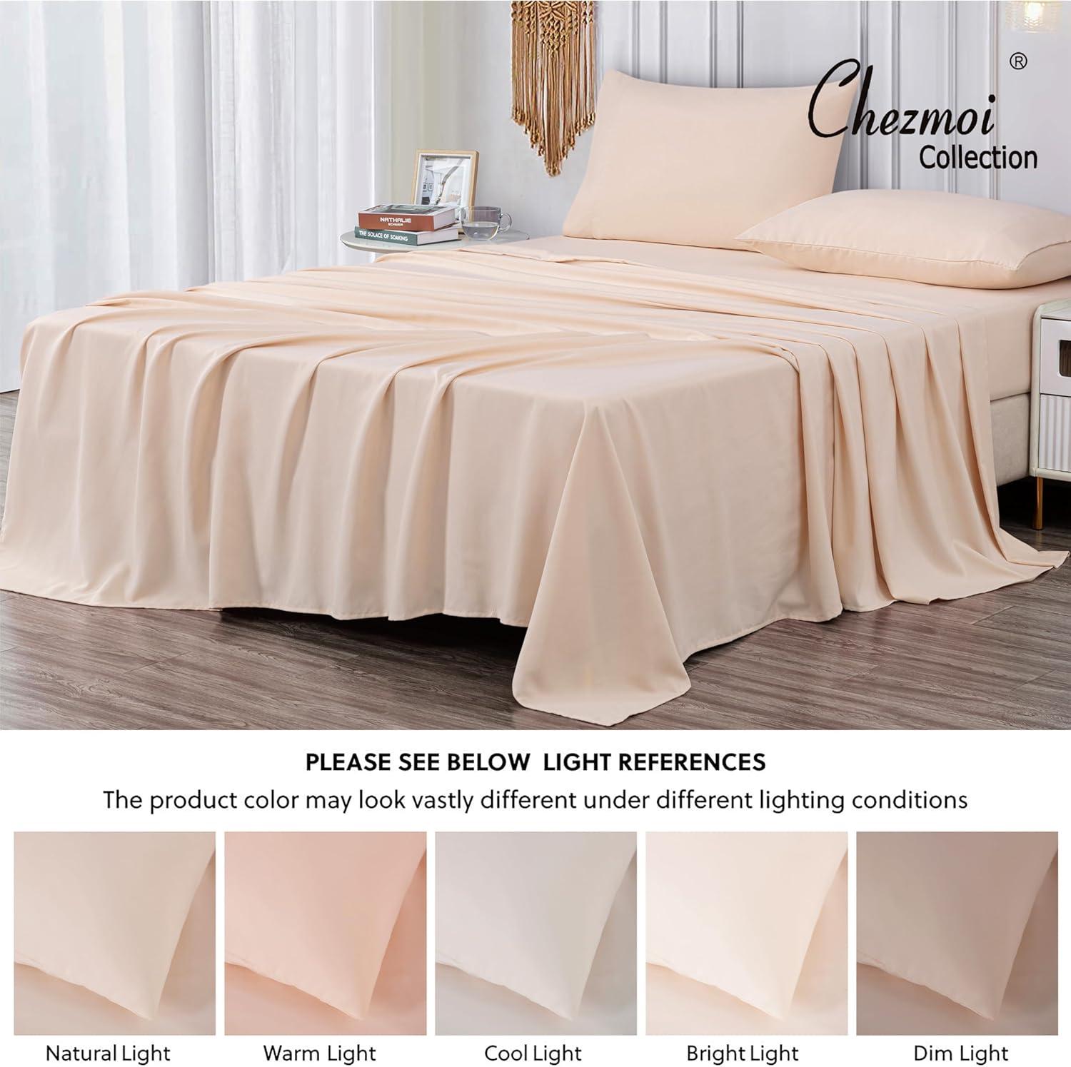 Southshore Fine Linens Extra Deep Pocket Sheet Set, easy care, wrinkle resistant