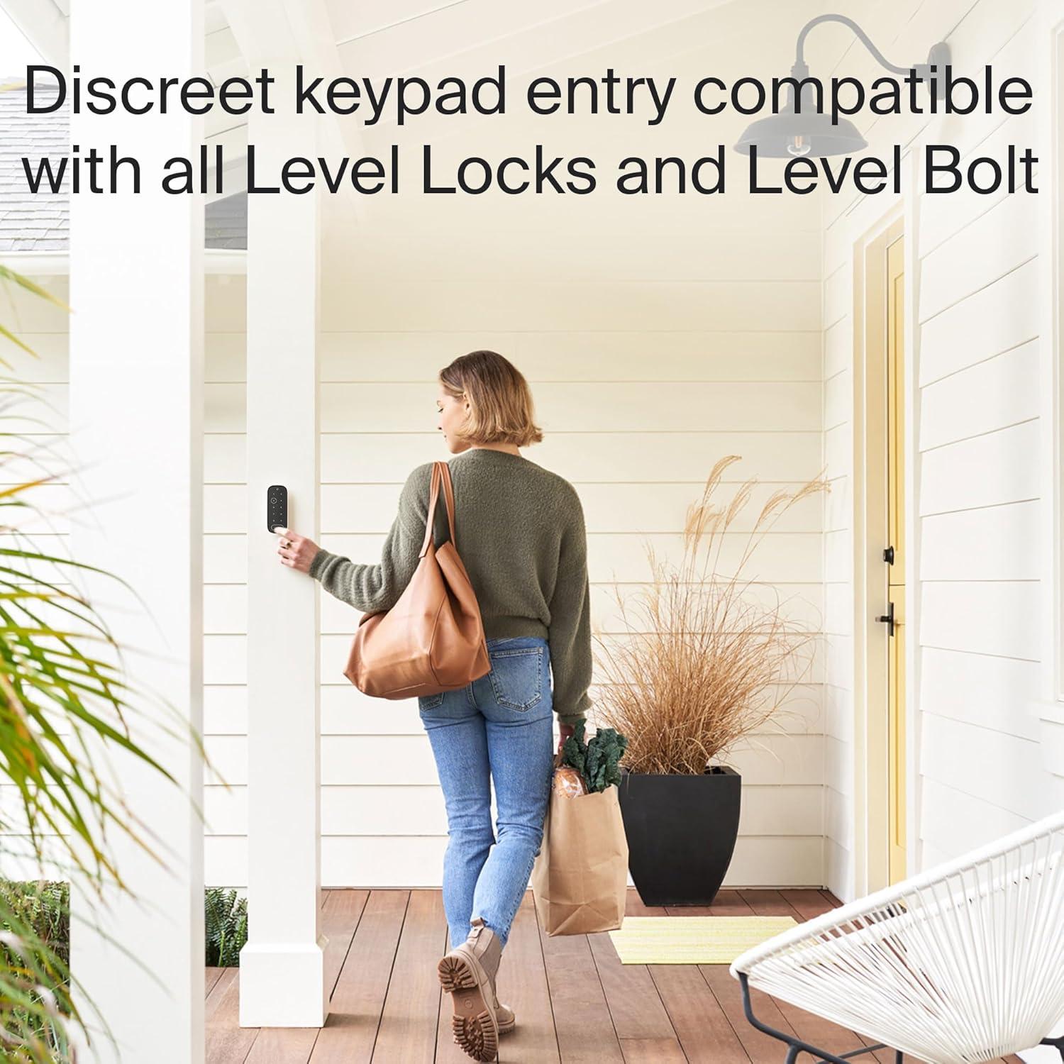 Level Level Keypad, Smart Keypad Accessory for Level Locks