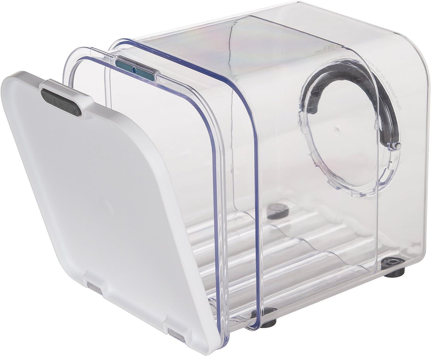 Clear Expandable Bread Storage Container with Air Vent