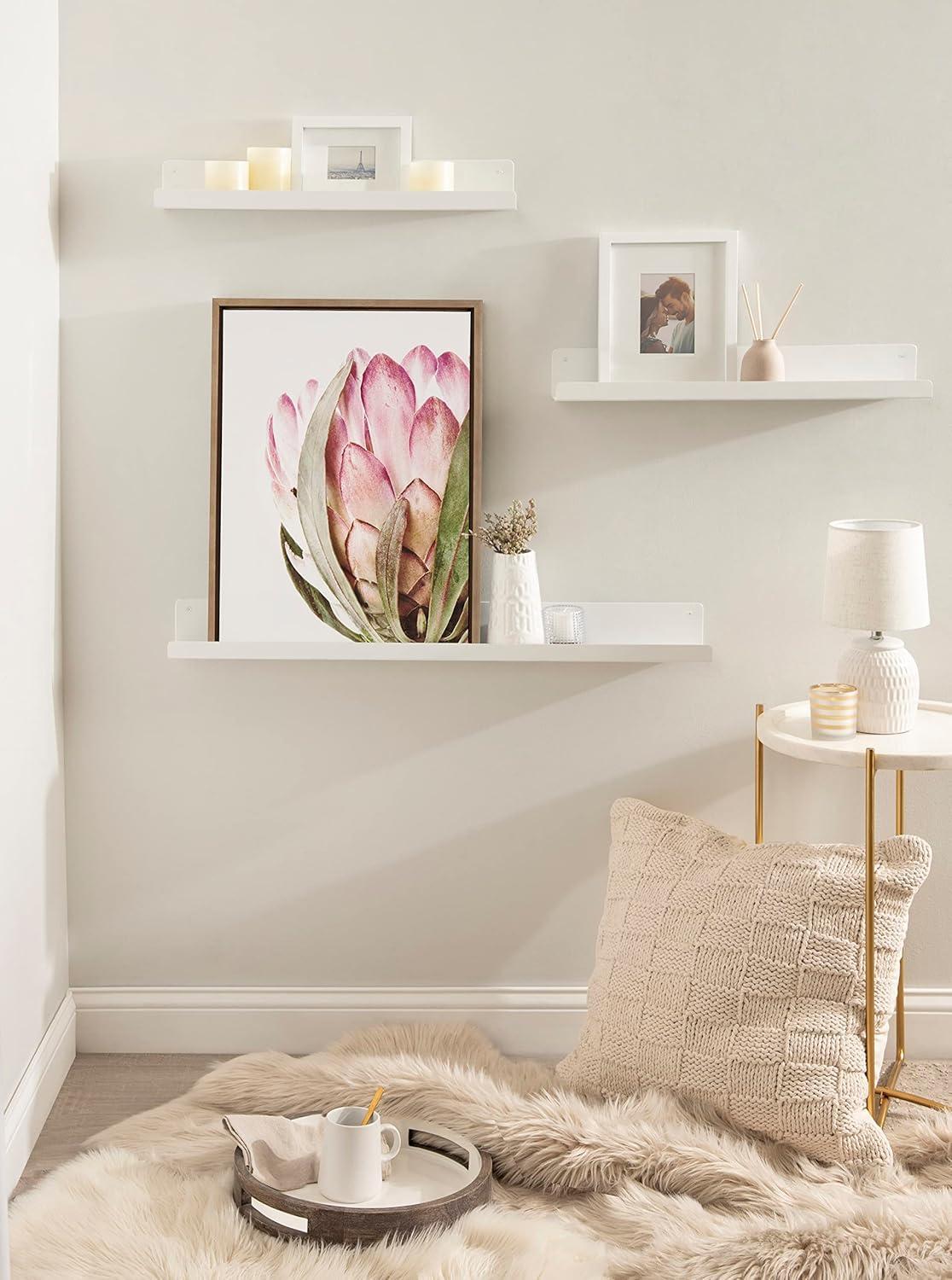 Kate and Laurel Sylvie Pink Protea Flower Framed Canvas Wall Art by Amy Peterson Art Studio, 18x24 Gold, Chic Floral Art Print for Wall