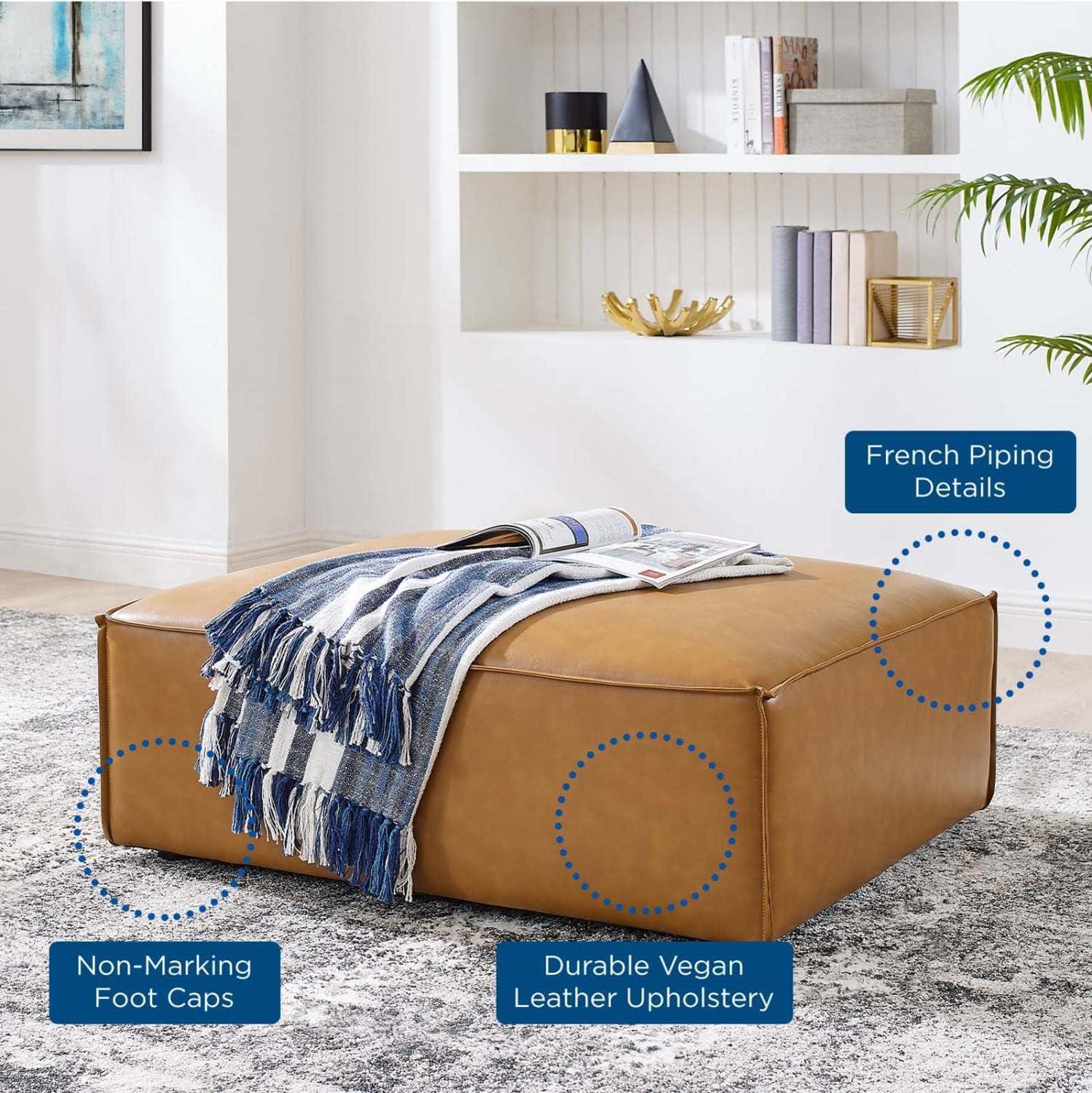 Modway Restore Vegan Leather Ottoman