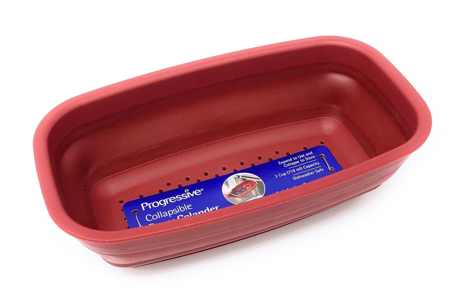 Progressive Collapsible Berry Colander Fruit Vegetable Mini Small 3 Cup
