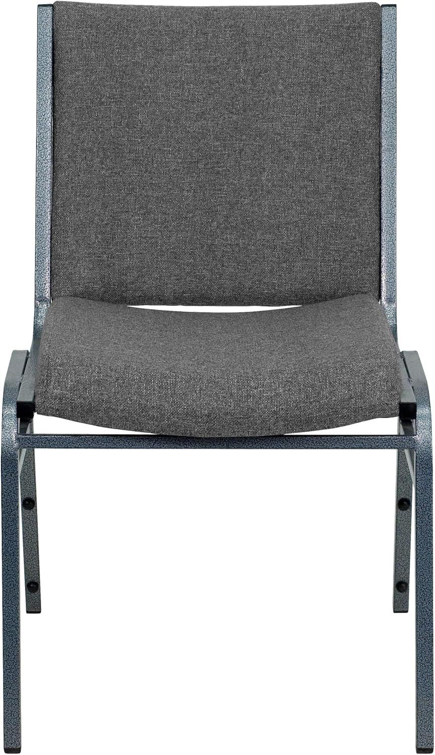 Flash Furniture HERCULES Series Heavy Duty Gray Fabric Stack Chair