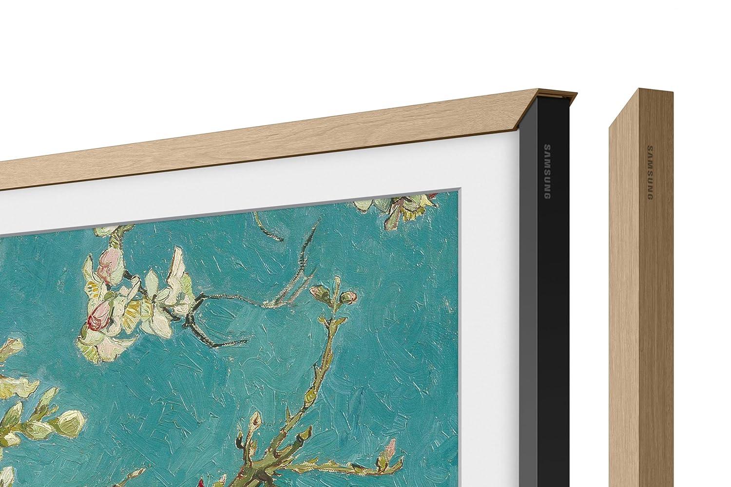 Samsung 85" The Frame Customizable Bezel - Modern Teak
