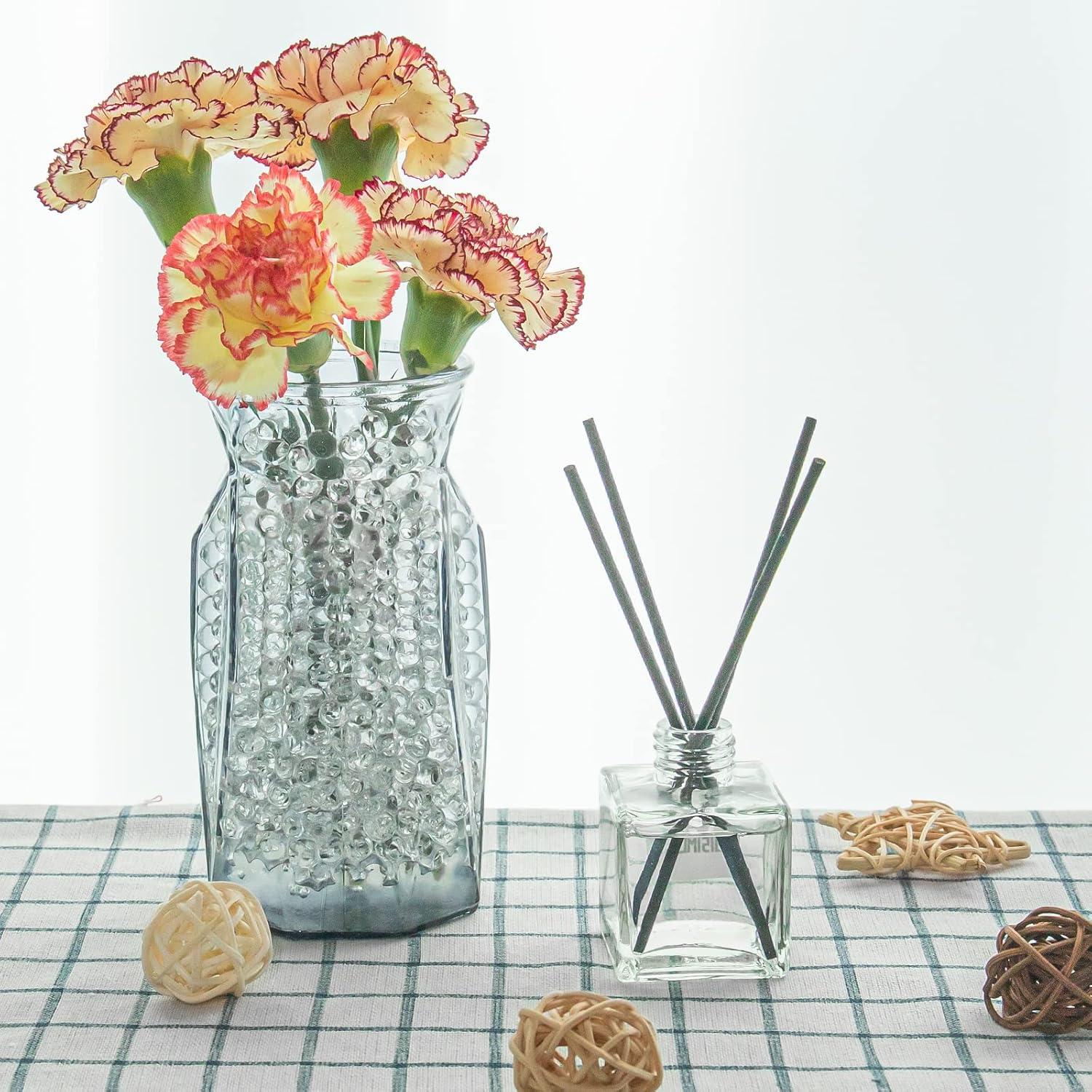 ZTML MS 16000 Pieces Clear Water Gel Jelly Beads, Vase Filler Beads, Non Toxic Water Beads for Soilless Planting, Wedding Centerpiece, Floral Arrangement, Vase Filler (Clear)