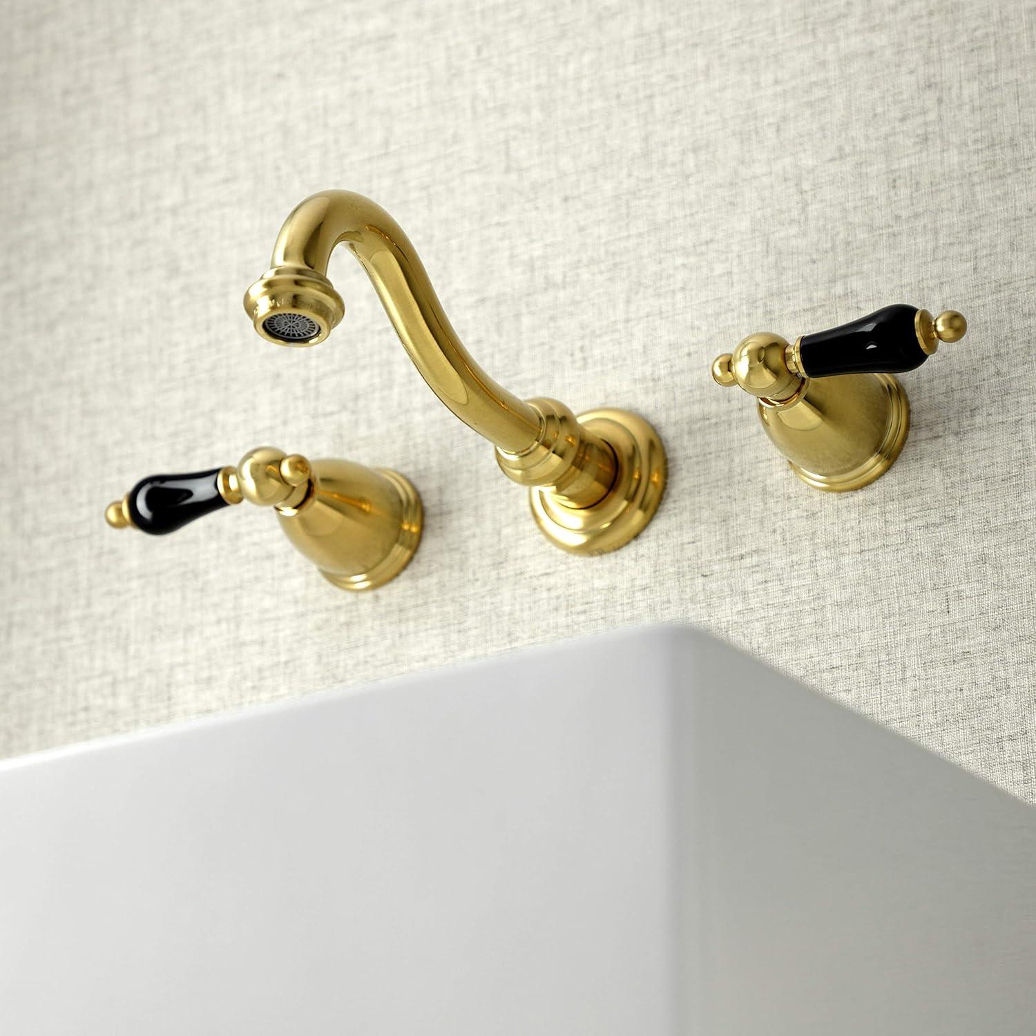 Kingston Brass Duchess Two-Handle Wall Mount Bathroom Faucet