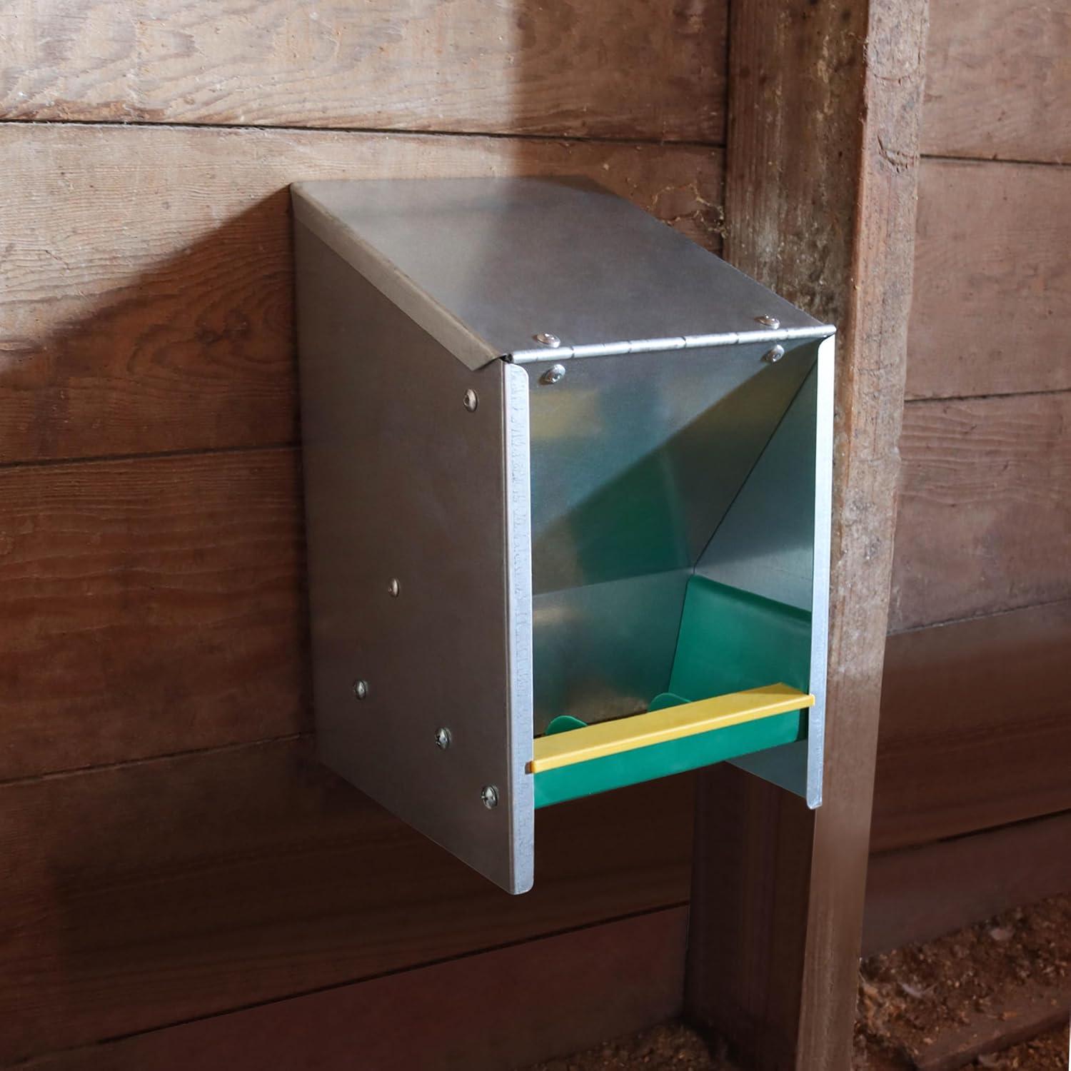 Rural365 Automatic Chicken Feeder System - 5.5 lb. Capacity Galvanized Feeder