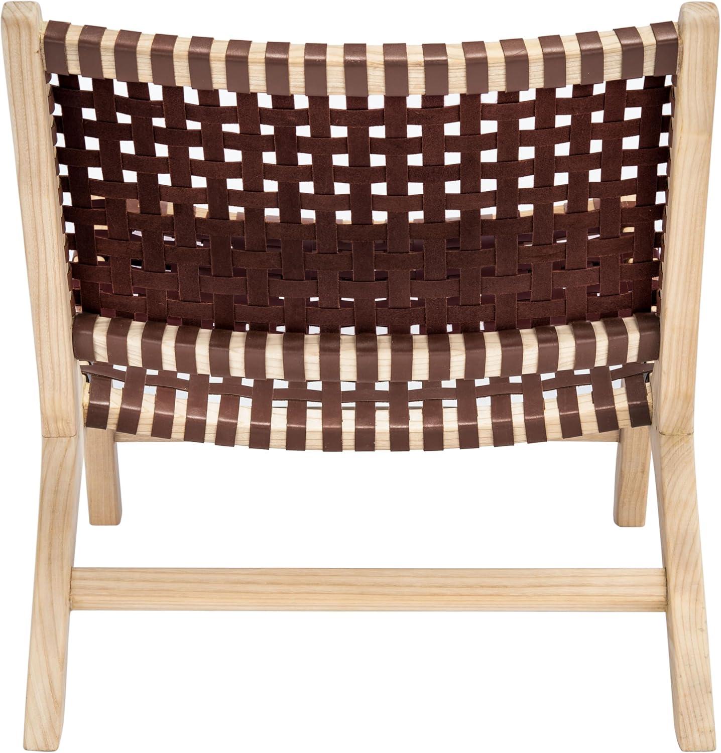 Luna Accent Chair - ACH1002 - Cognac/Natural - Safavieh