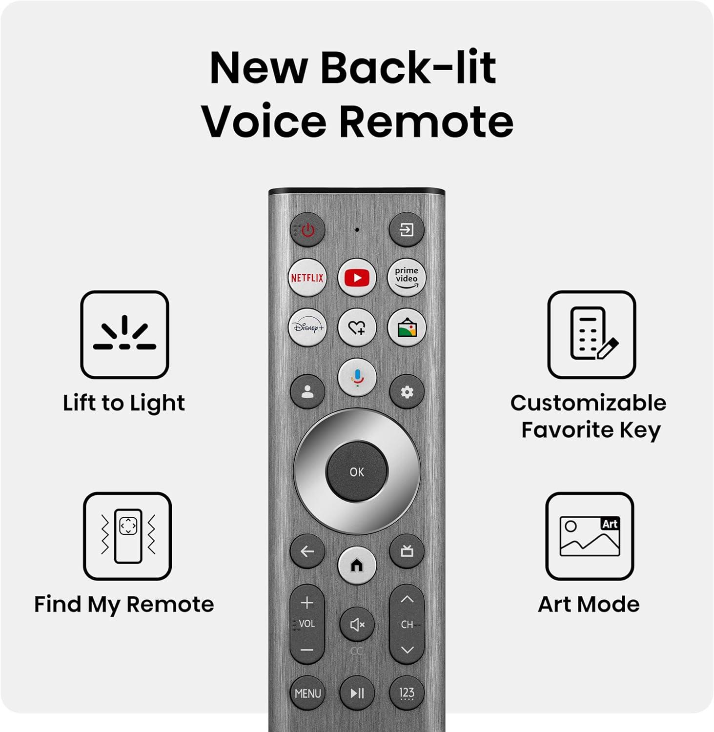Restored Hisense 65 inch Class S7 4K QLED Smart CanvasTV Google TV (Refurbished)