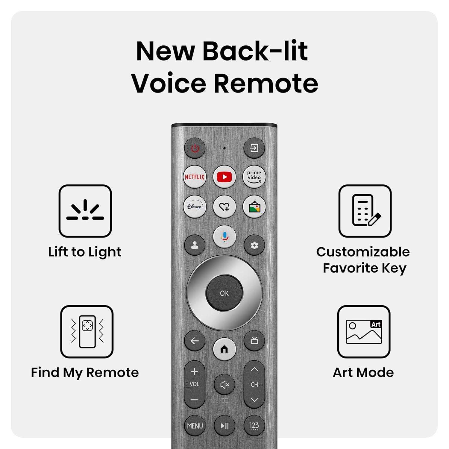 Restored Hisense 65 inch Class S7 4K QLED Smart CanvasTV Google TV (Refurbished)