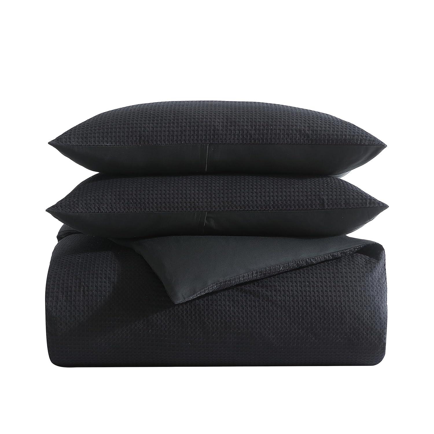 Vera Wang Vera Wang Waffle Pique Solid Cotton Comforter Set