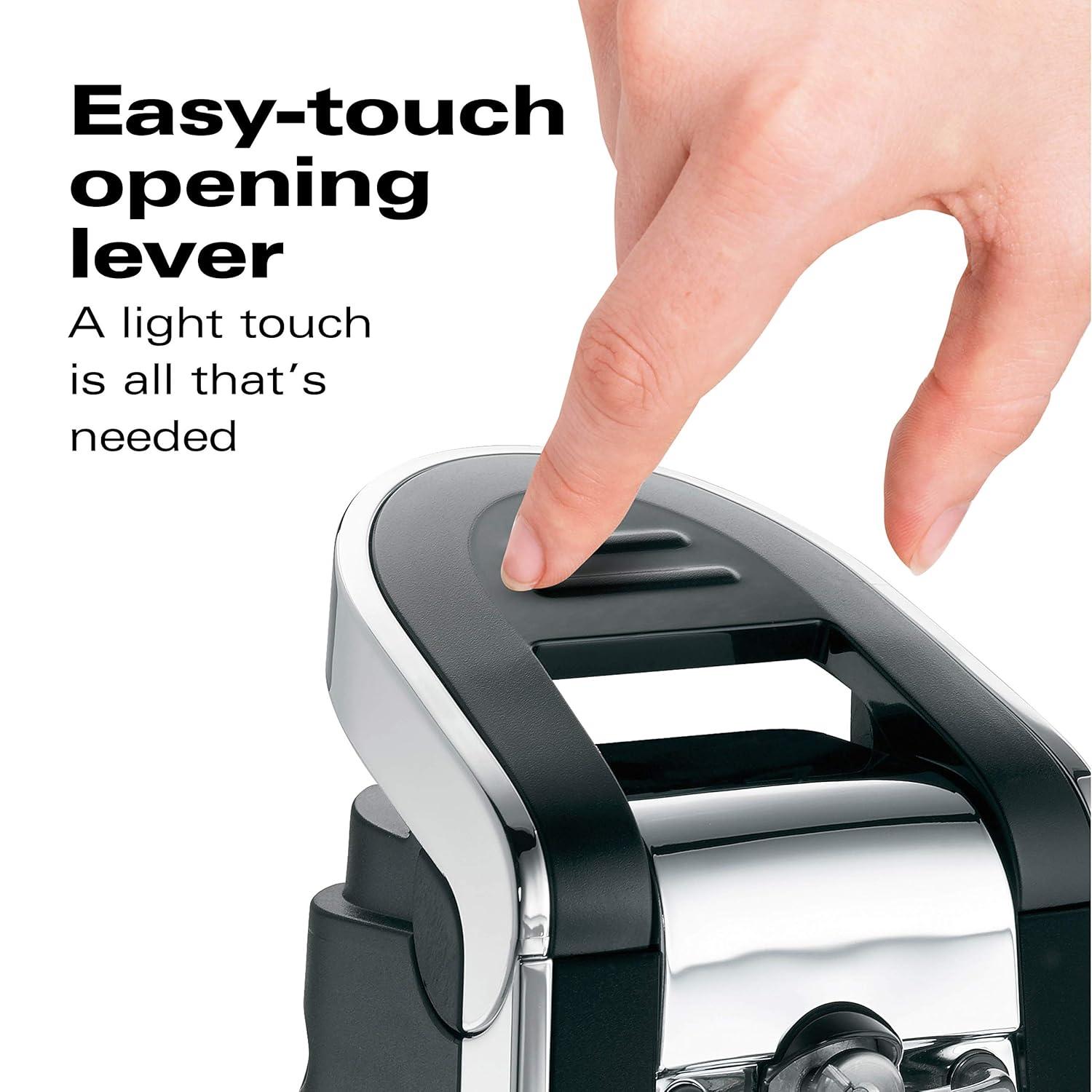Hamilton Beach Black and Chrome Electric Can Opener