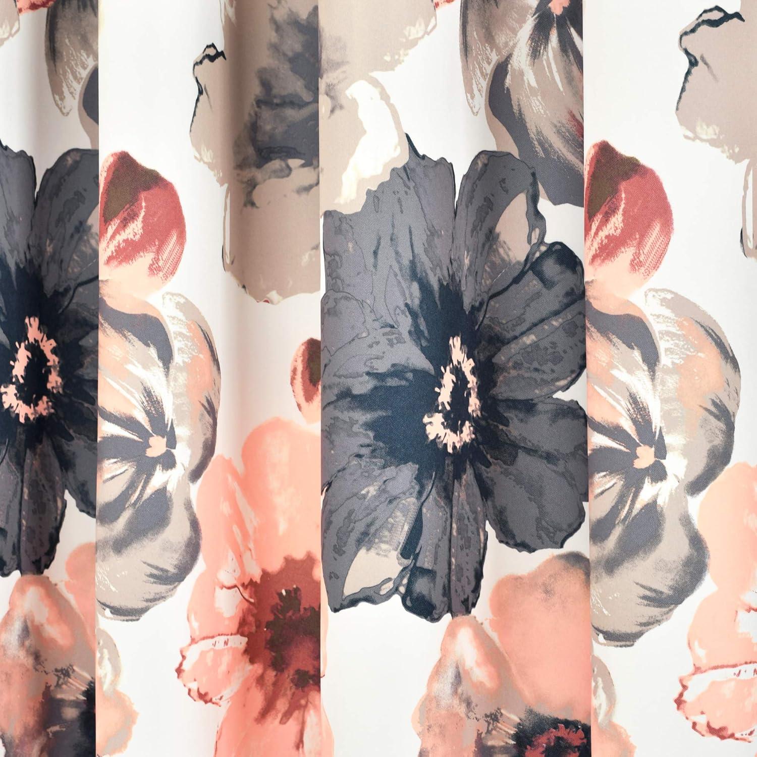 Lush Decor Sikora Polyester Room Darkening Curtain Pair (Set of 2)