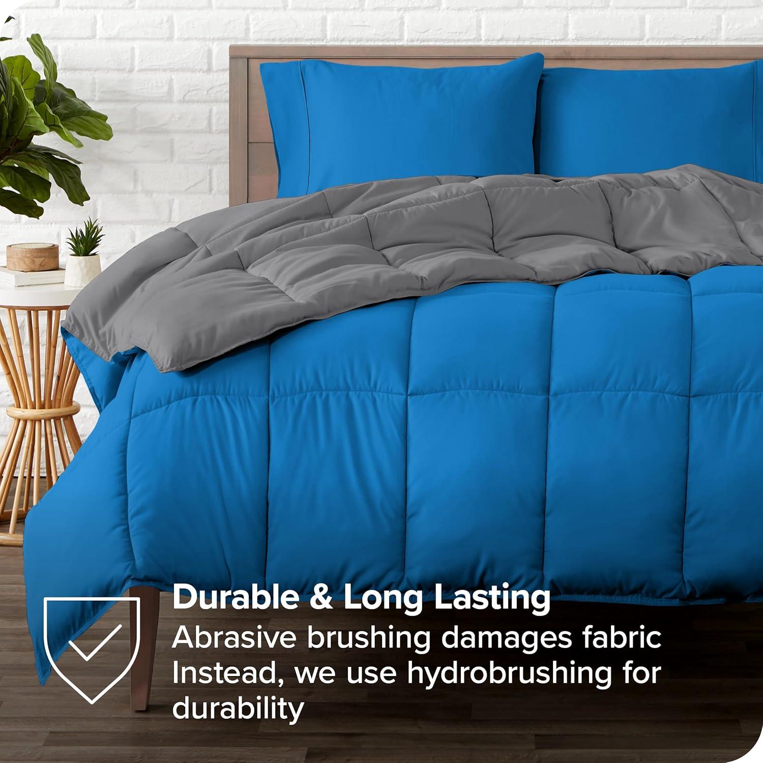 Bare Home 1800 Premium Microfiber Reversible Bed-In-A-Bag