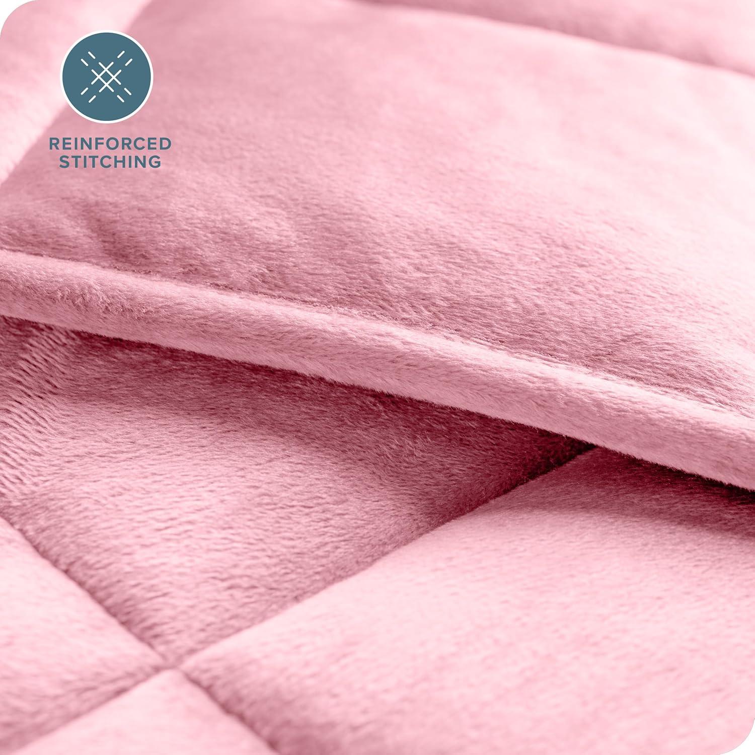 Bare Home Minky Fleece Weighted Blanket