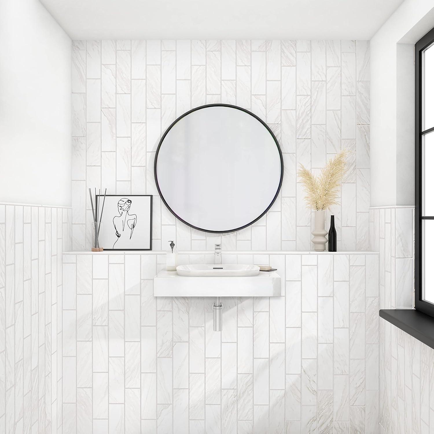 Daltile Perpetuo 1/2" X 12" Glazed Ceramic Wall Jolly in Satin (Sold by the piece)