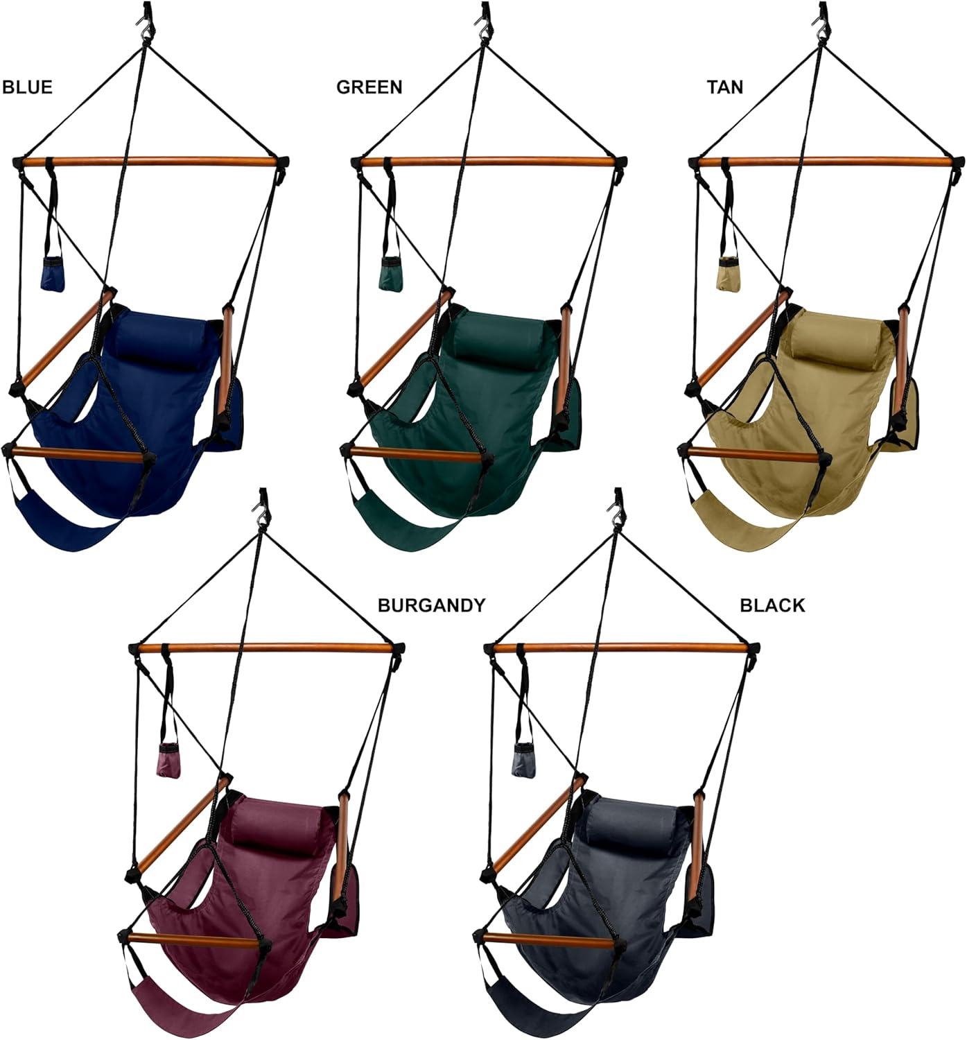 KingsPond 10001-KP Hammaka Hammocks Original Hanging Air Chair In Midnight Blue