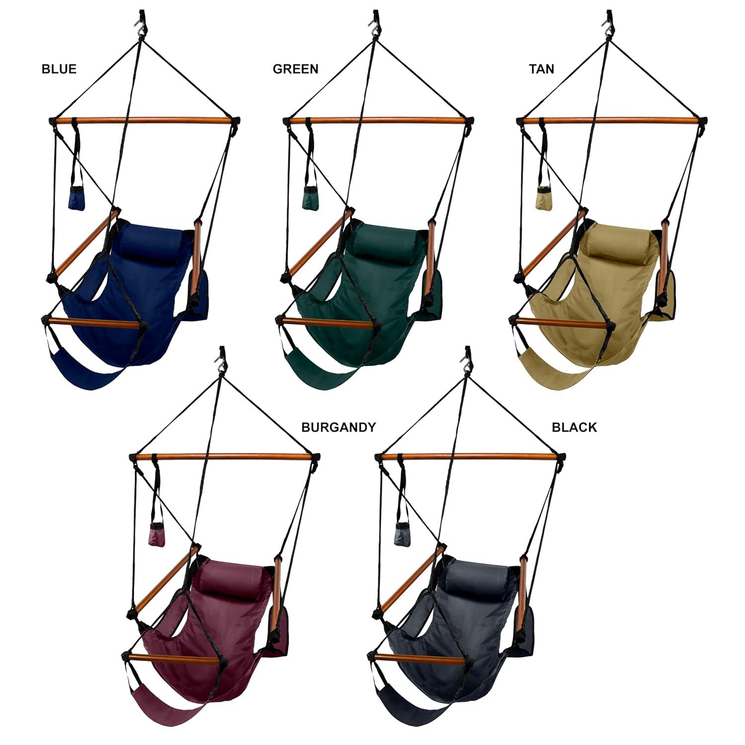 KingsPond 10001-KP Hammaka Hammocks Original Hanging Air Chair In Midnight Blue