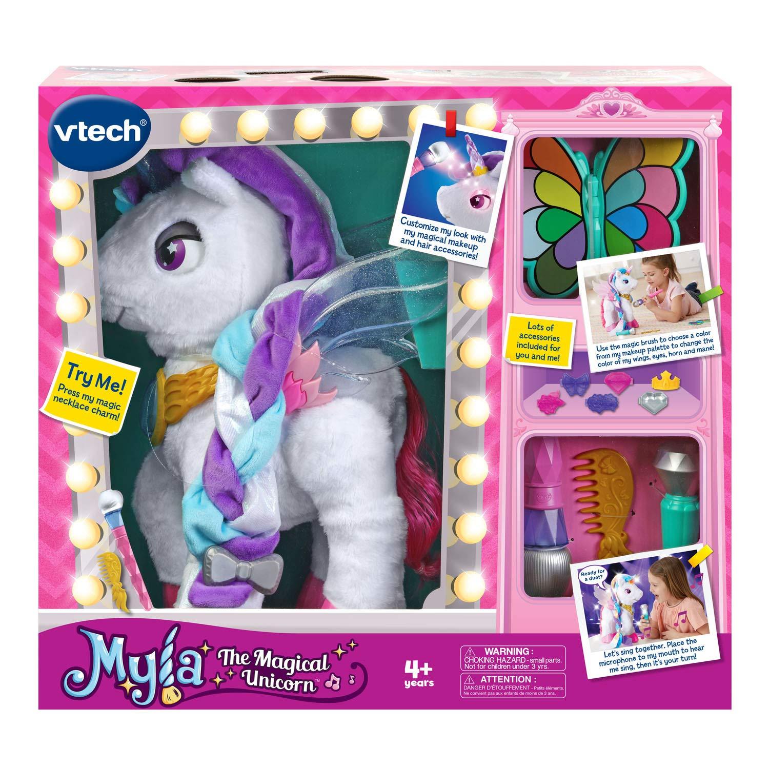 VTech Myla the Magical Unicorn, Interactive Electronic Pet for Kids