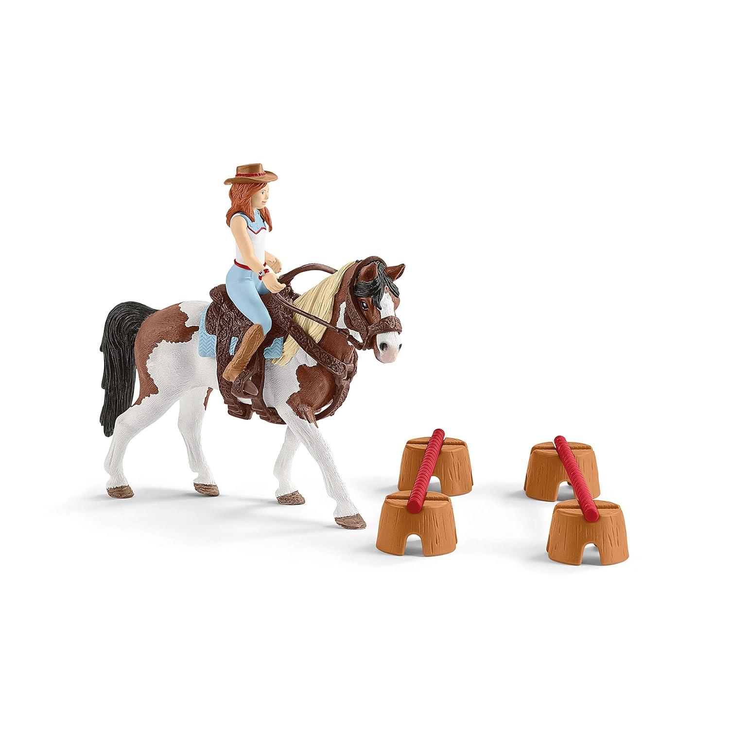 Schleich - Horse Club: Hannah's Western Riding Set with Quarter Horse Playset, 12 Pcs