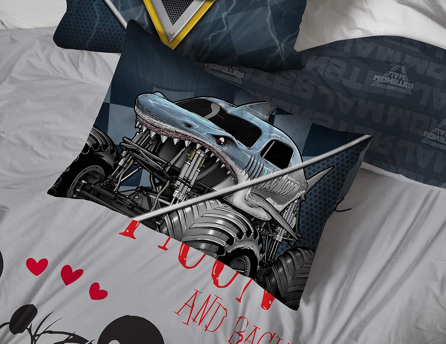 Monster Jam Slash Bedding Set w/ Sham