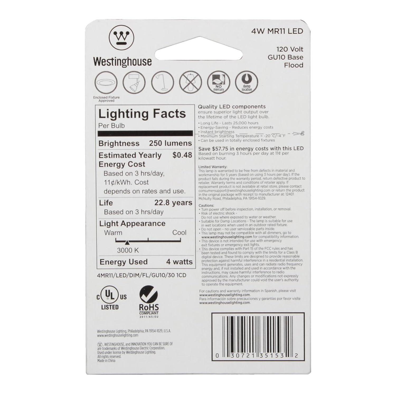 White Frosted Dimmable LED Edison Flood Light Bulb