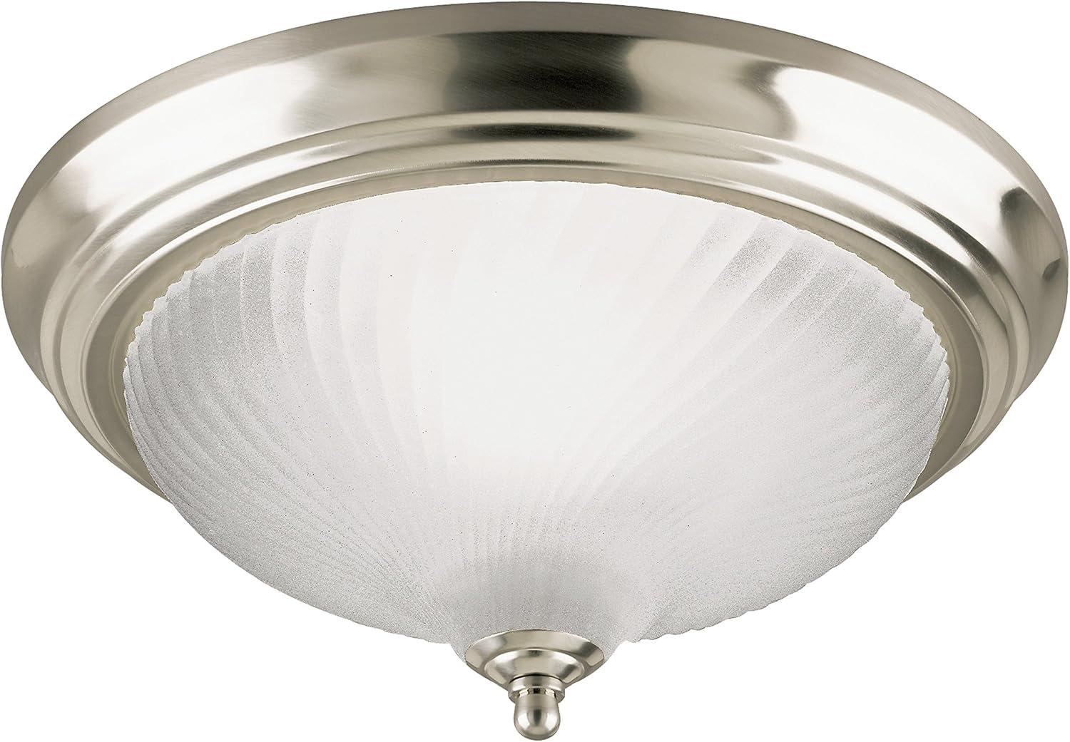 Westinghouse Lighting 64304 Corp 1-Light Ceiling Fixture, Nickel