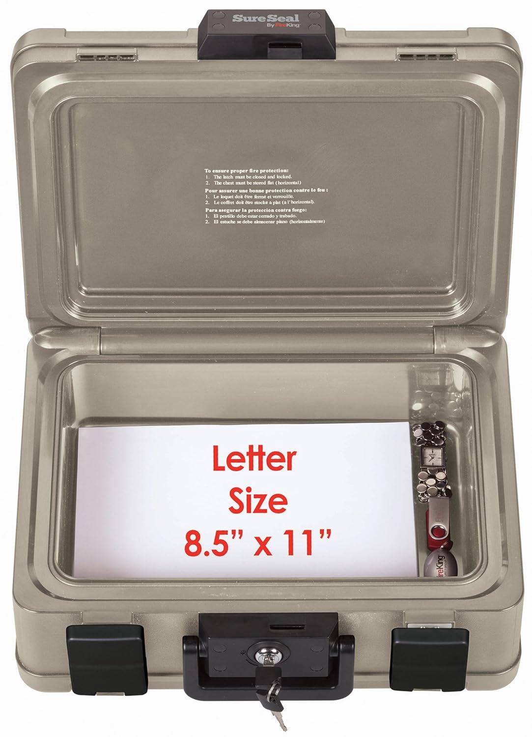 FireKing Fire And Water Chest Safe Box Lock
