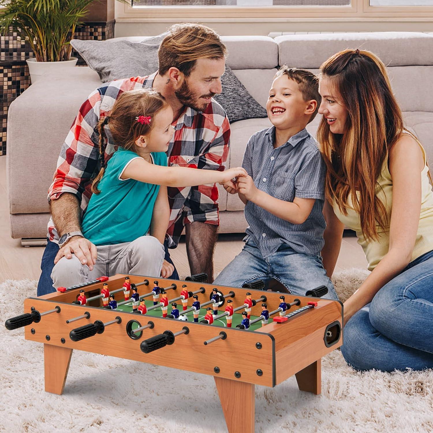 Costway 27'' Foosball Table Competition Game Room Soccer football Sports Indoor w/ Legs