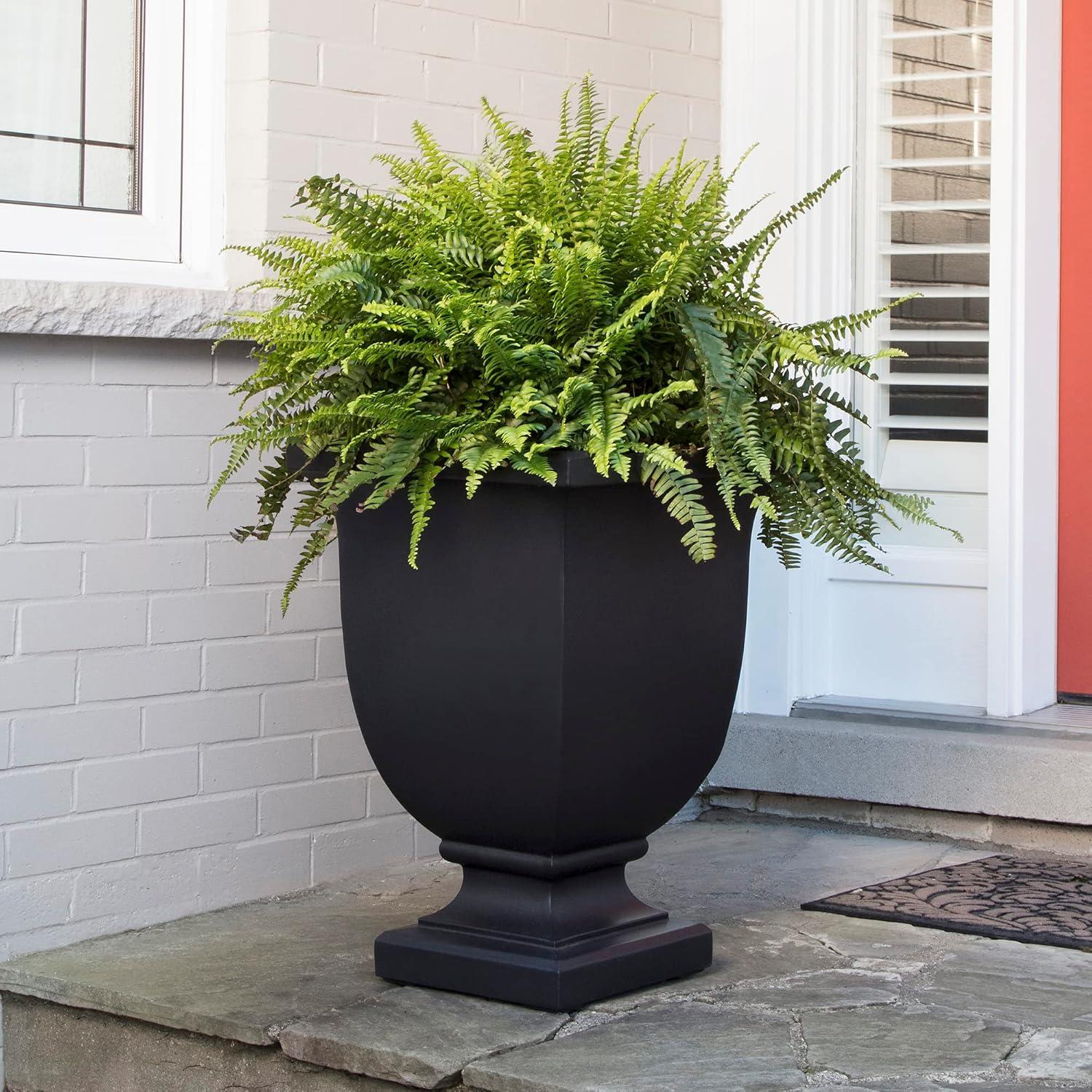 Red Barrel Studio® Arvia Self Water Resin Urn Planter