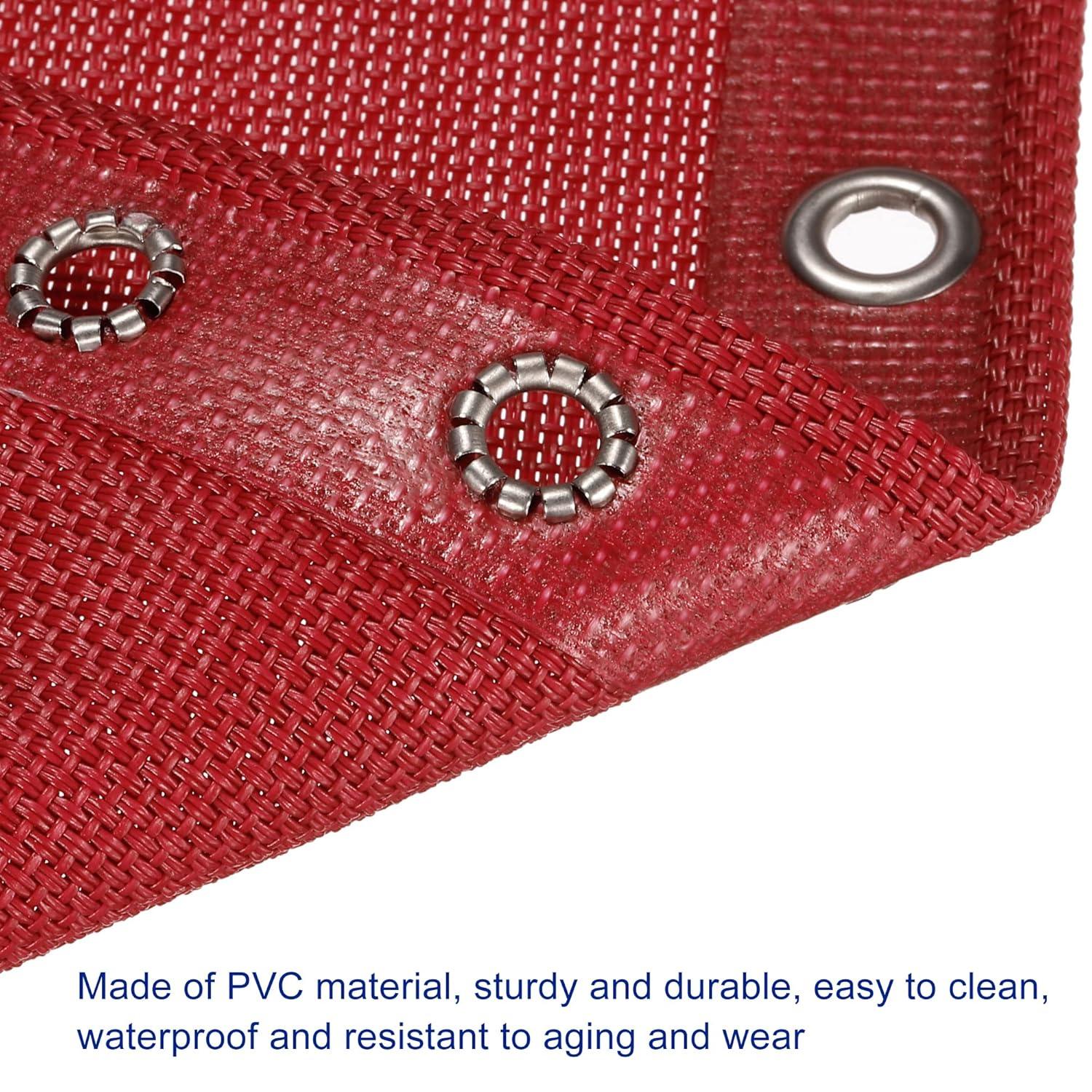 Uxcell Gravity Chair Replacement Fabric Recliners Repair Kit with Ropes, Red