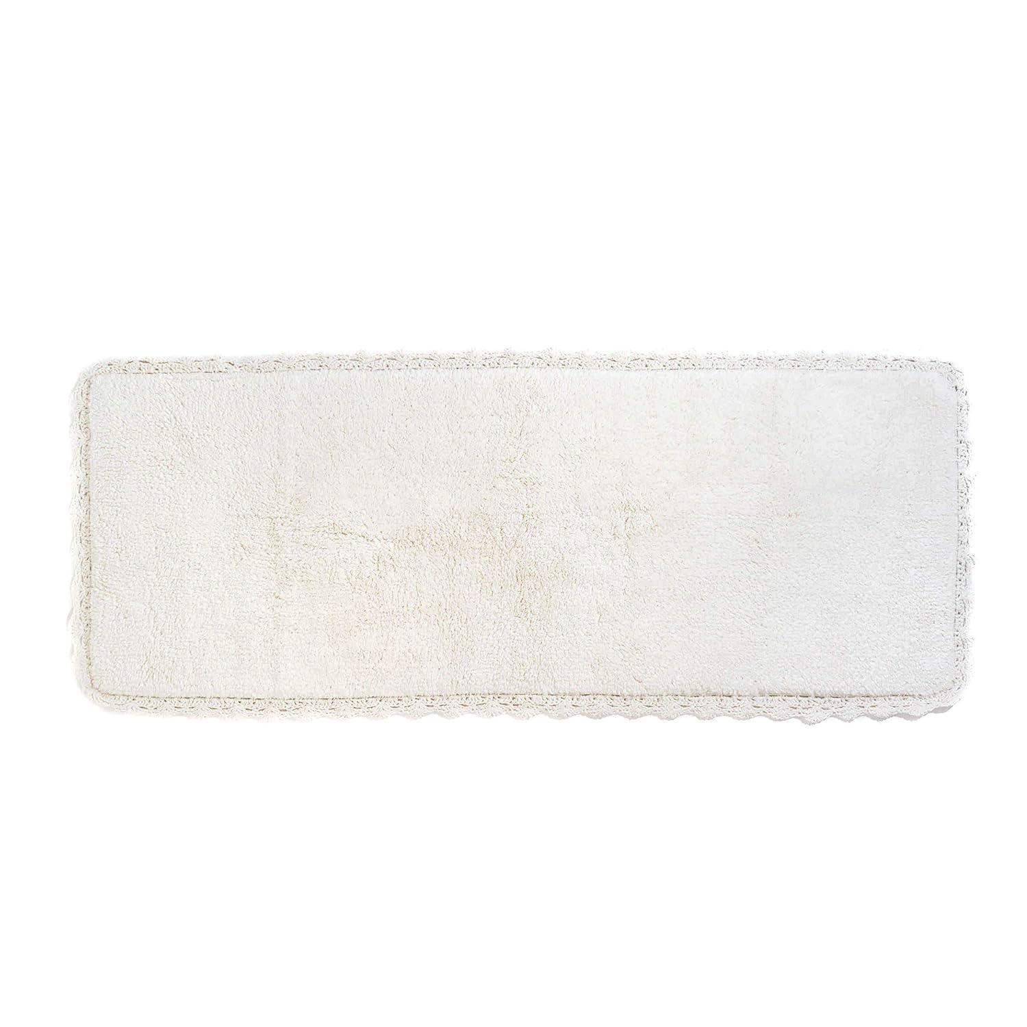 Crochet Bath Rug Runner Ivory (22"X60") - Chesapeake Merch Inc.