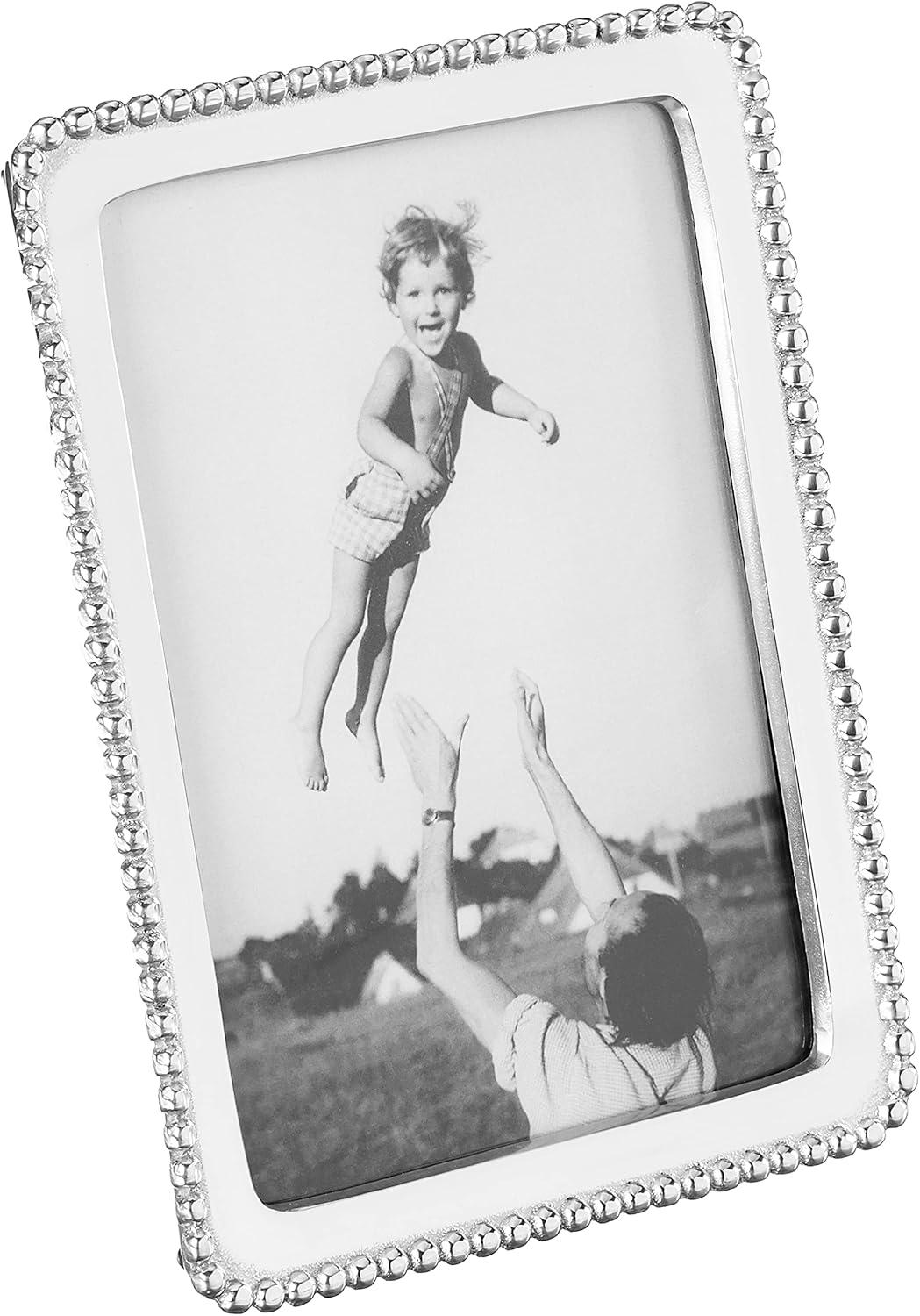 String Of Pearls Metal Picture Frame