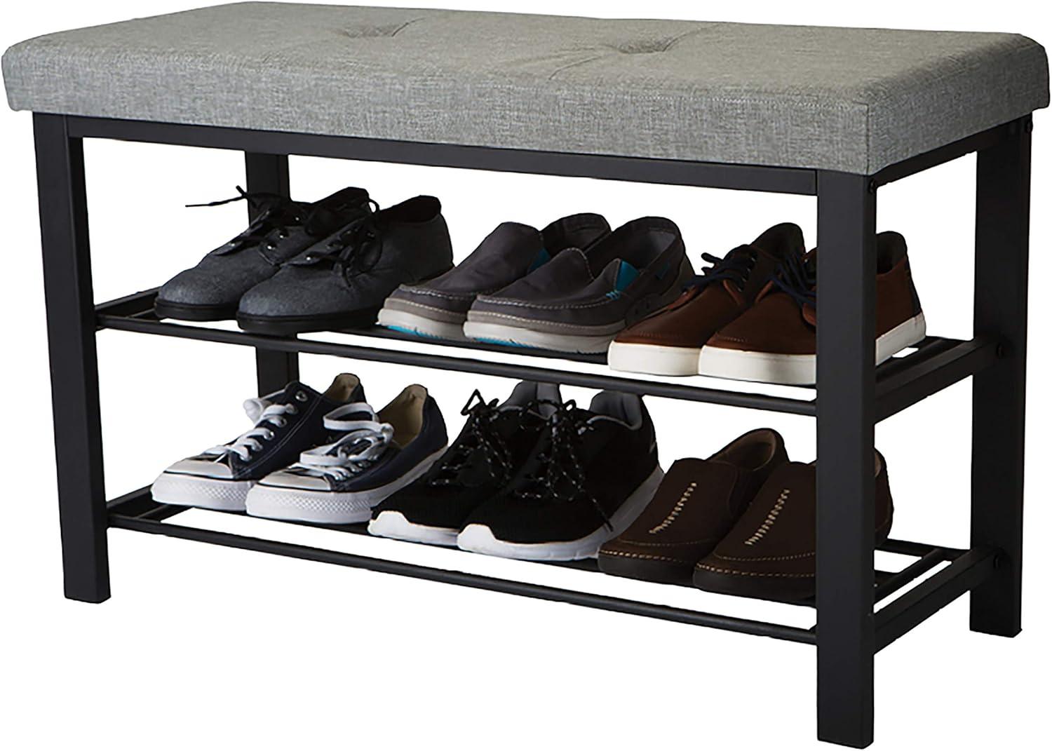 Winston Porter Kolten Faux Leather Upholstered Storage Bench