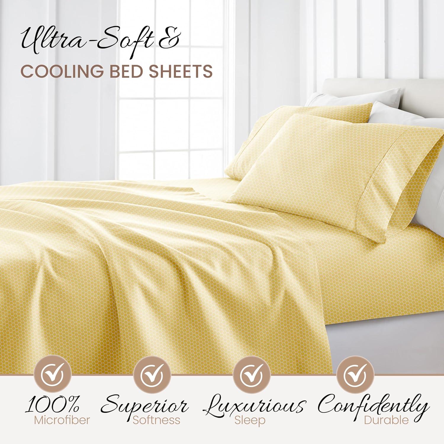 Simply Soft™ Honeycomb Pattern Microfiber Sheet Set