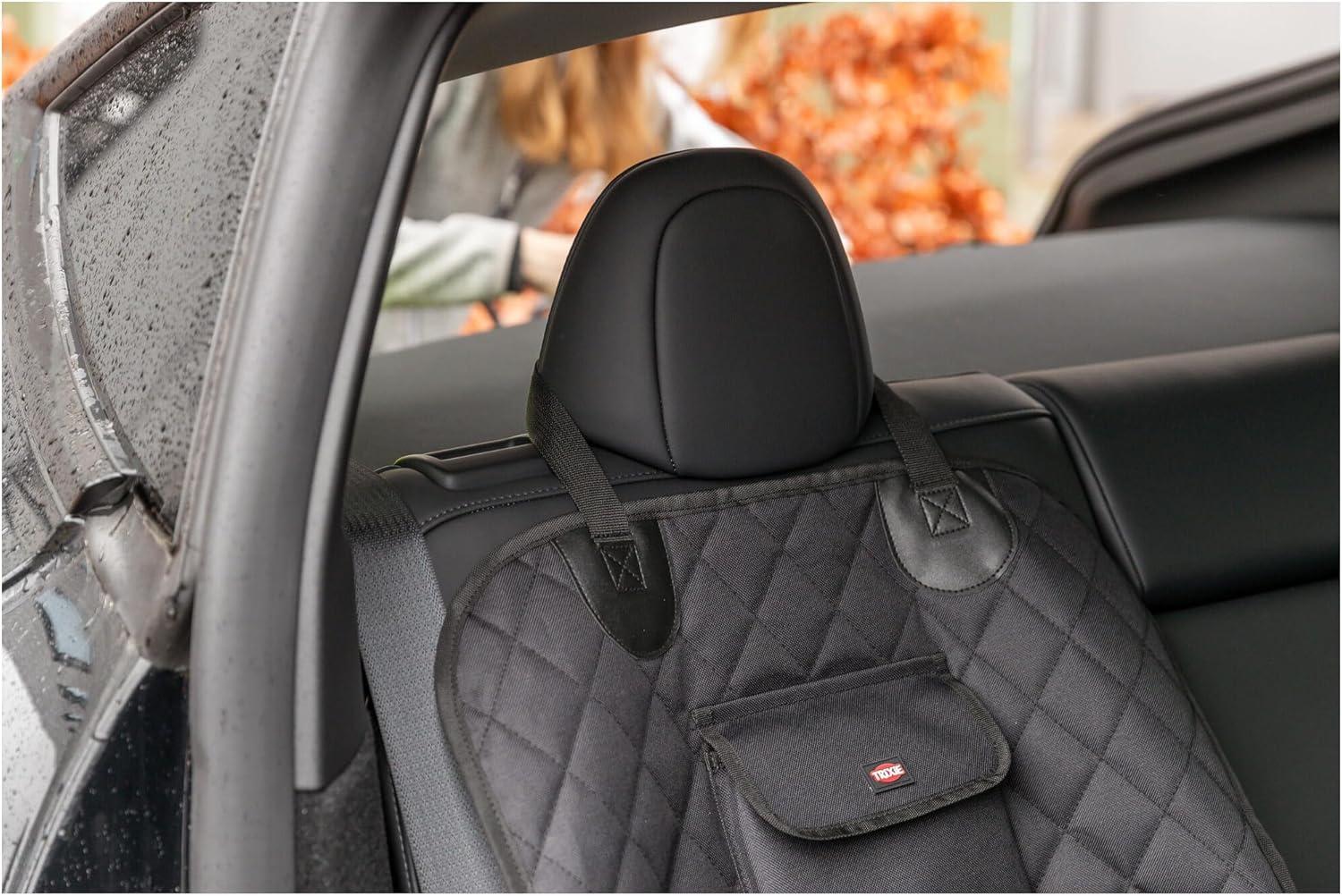 Small Black Soft-Sided Dog Car Booster Seat